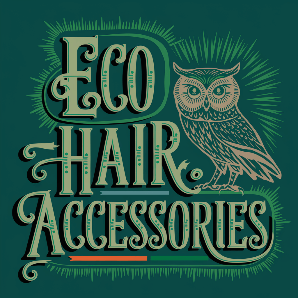 Sustainable and stylish eco hair accessories, including clips, headbands, and more.