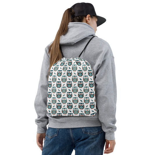 Owl-Themed Drawstring Bag – Stylish, Practical, and Perfect for Everyday Use