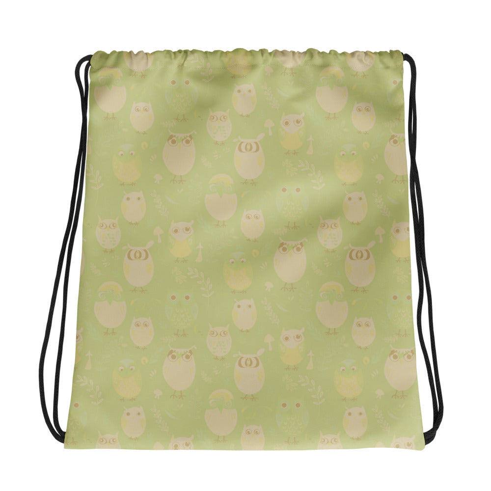 Owl-Themed Drawstring Bag – Stylish, Practical, and Perfect for Everyday Use