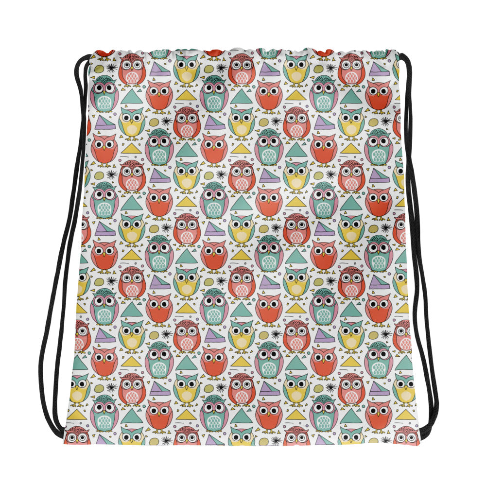 Owl-Themed Drawstring Bag – Stylish, Practical, and Perfect for Everyday Use