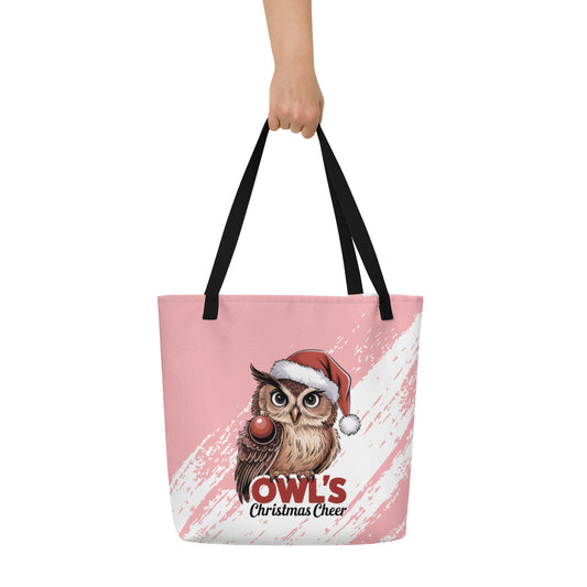 All-Over Owl Print Tote Bag – Stylish and Functional for Everyday Use