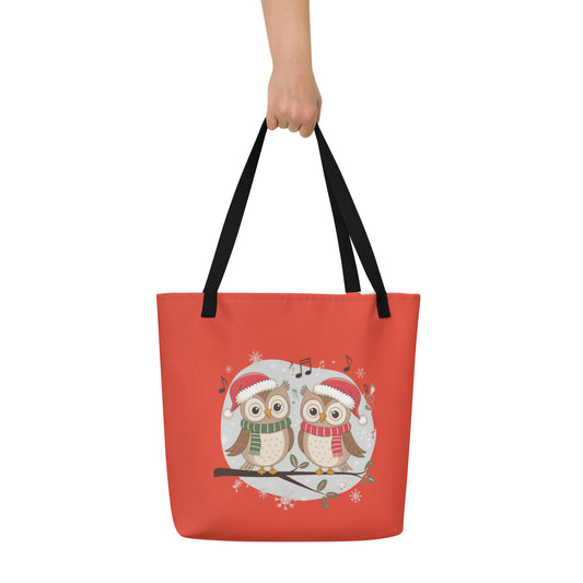 All-Over Owl Print Tote Bag – Stylish and Functional for Everyday Use