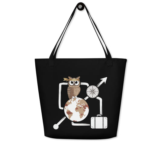 All-Over Owl Print Tote Bag – Stylish and Functional for Everyday Use