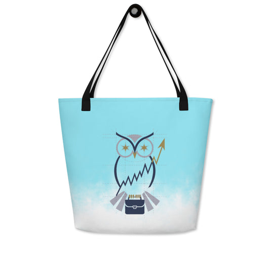 All-Over Owl Print Tote Bag – Stylish and Functional for Everyday Use