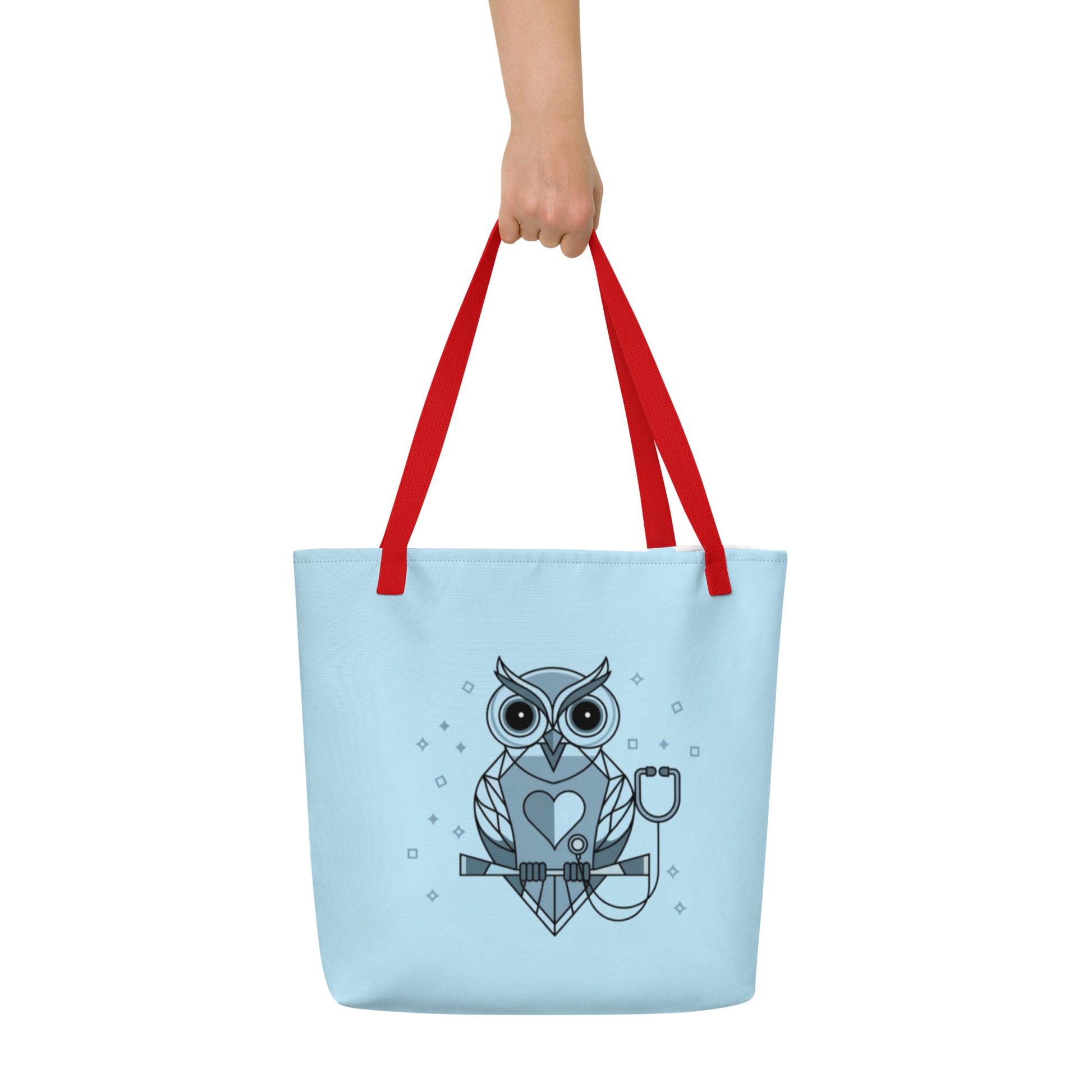 All-Over Owl Print Tote Bag – Stylish and Functional for Everyday Use