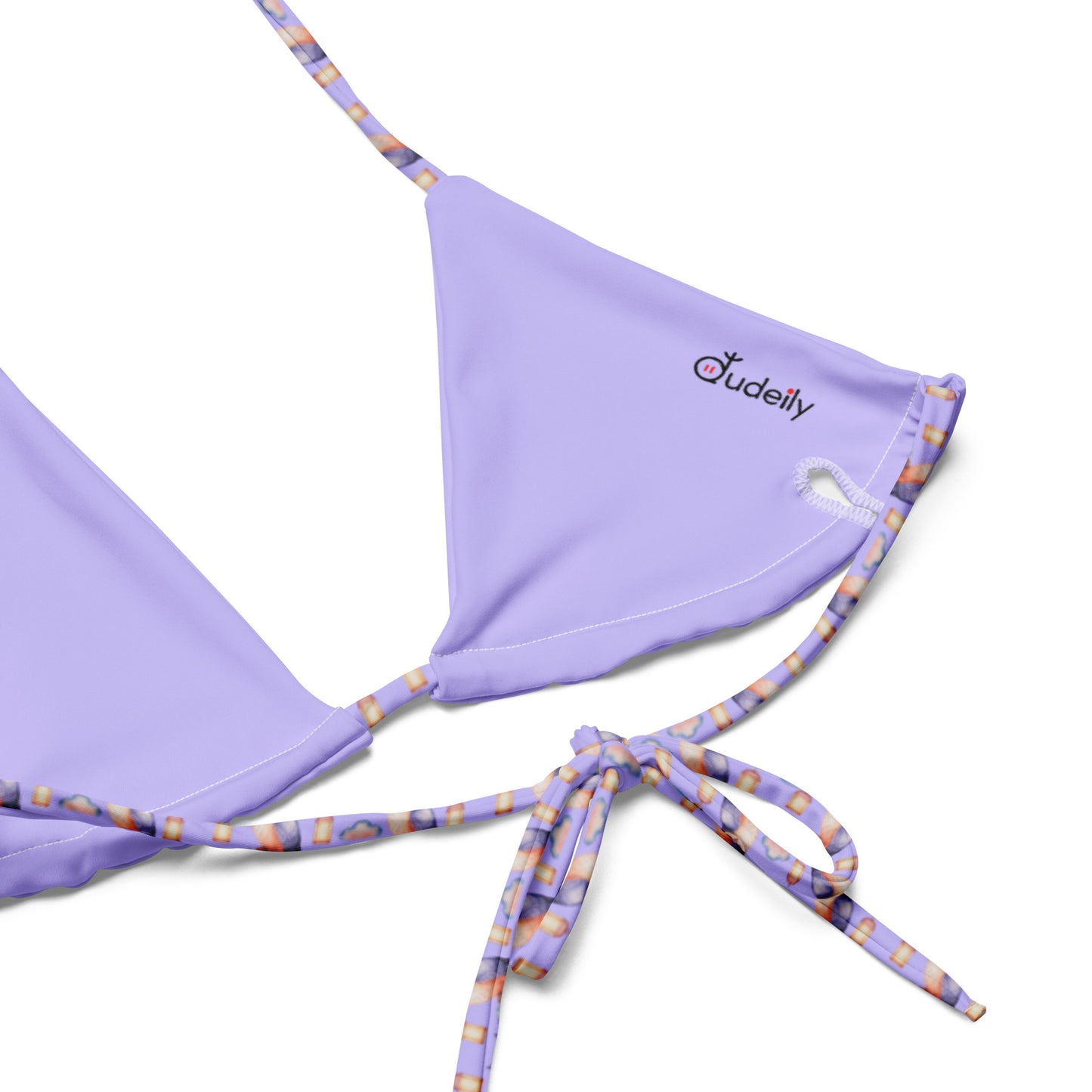 Owl-Themed All-Over Print Recycled String Bikini – Sustainable Fashion Dudeily