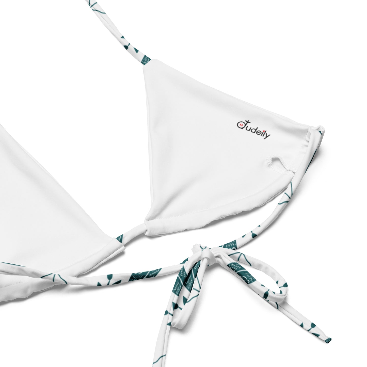 Owl-Themed All-Over Print Recycled String Bikini – Sustainable Swimwear for Eco-Friendly Adventurers Dudeily