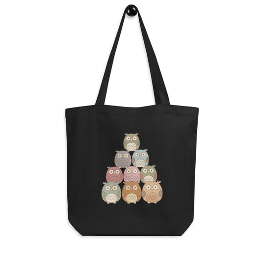 Owl-Themed Eco Tote Bag – Eco-Friendly, Stylish, and Perfect for Everyday Use