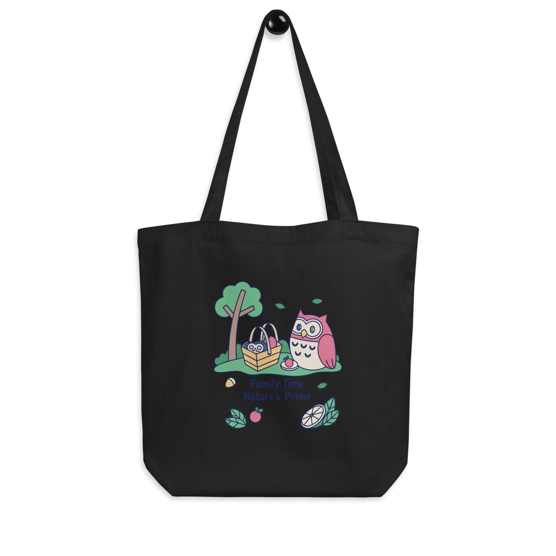 Eco Tote Bag – OwlTote Sustainable Fashion Carryall for Family Day Adventures Dudeily