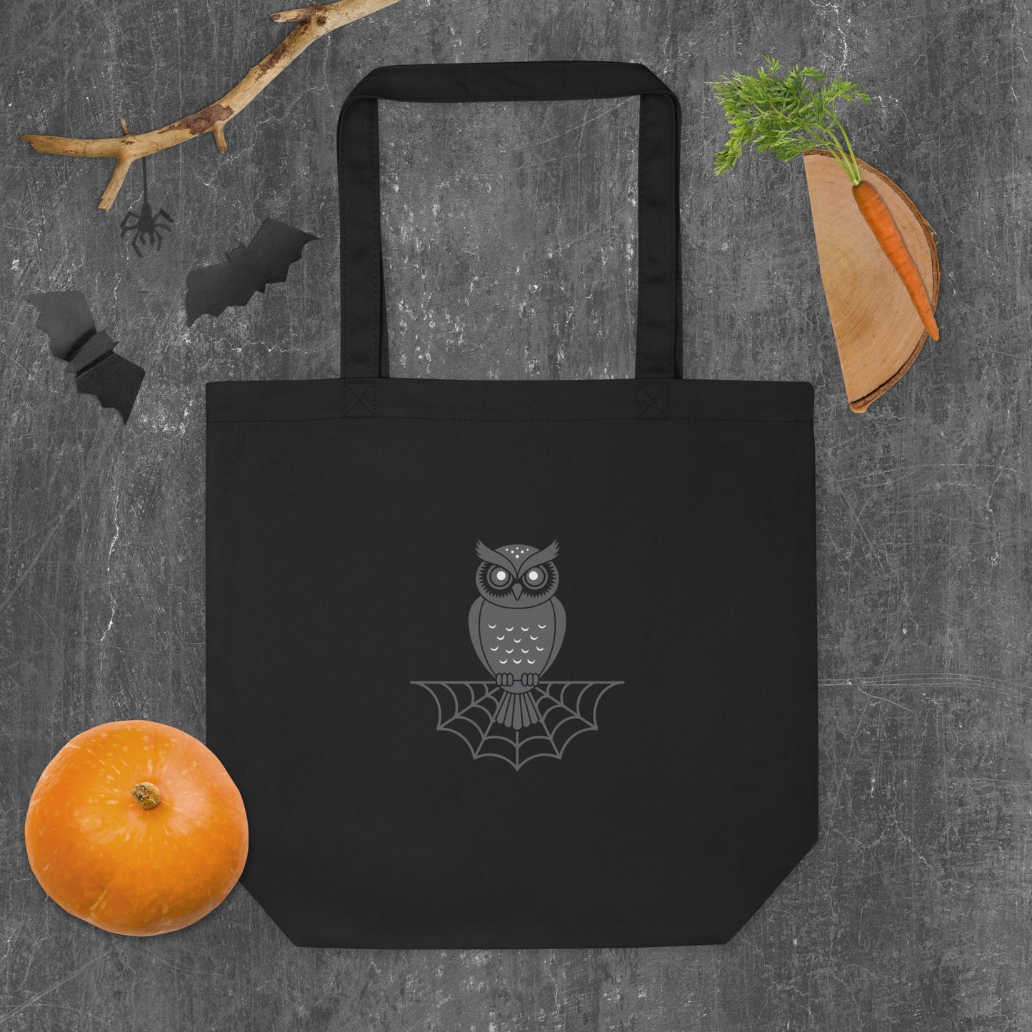 Eco Tote Bag: Halloween Owl Sustainable & Eco-Friendly Style USA Dudeily