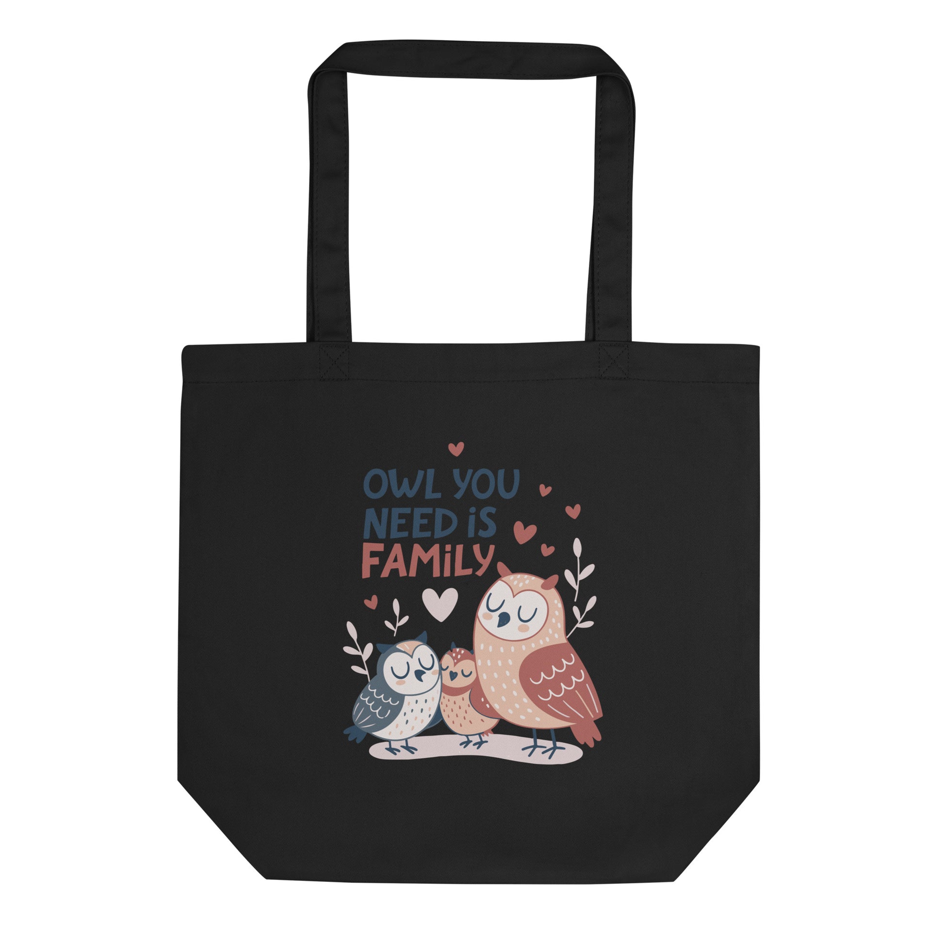 Eco Tote Bag – OwlTote Sustainable Fashion Companion for Family Day Outings Dudeily