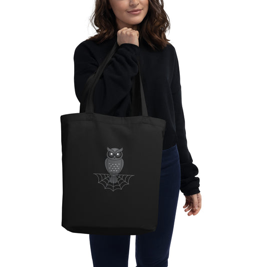 Eco Tote Bag: Halloween Owl Sustainable & Eco-Friendly Style USA Dudeily