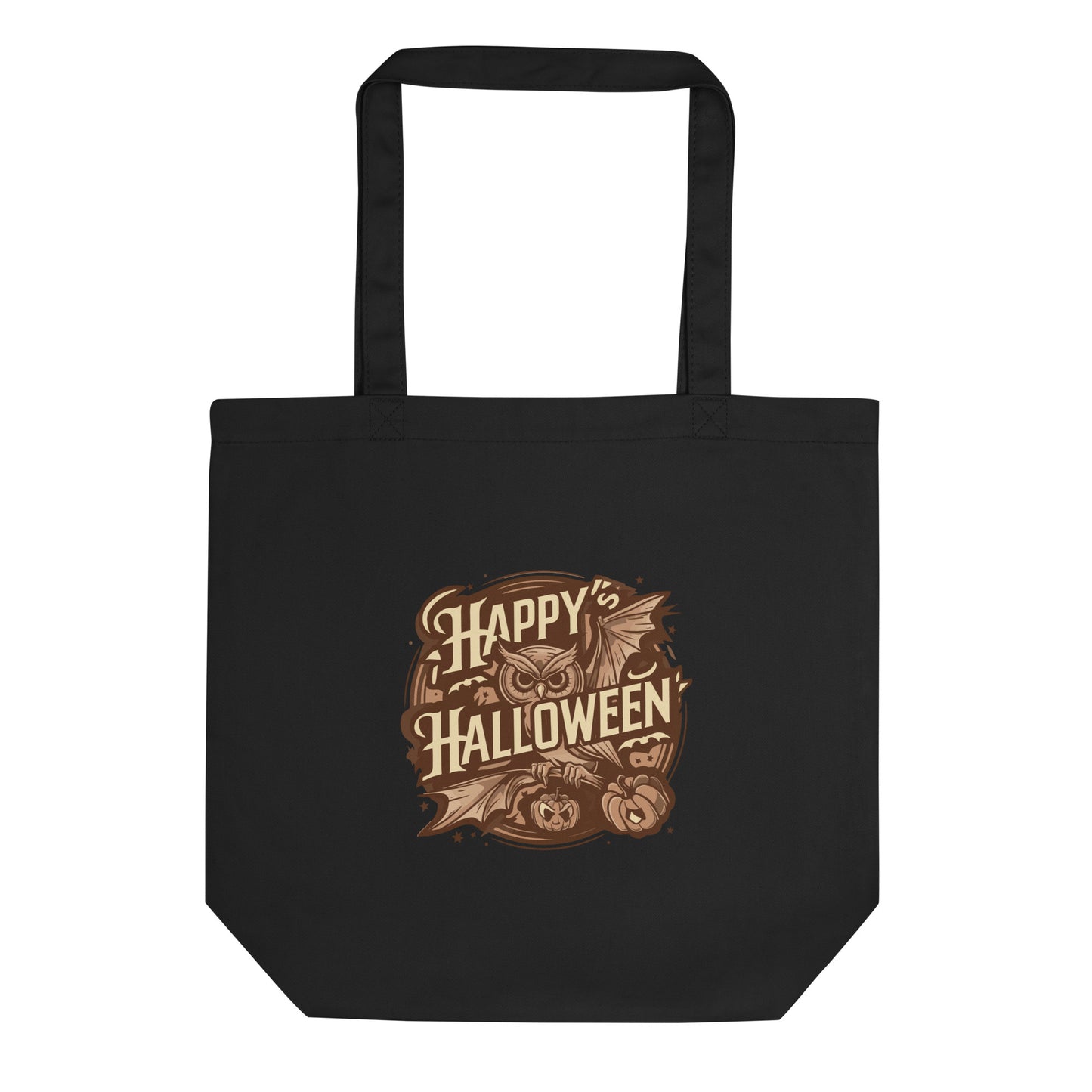 Eco Tote Bag: Halloween Owl Sustainable & Eco-Friendly Style USA Dudeily
