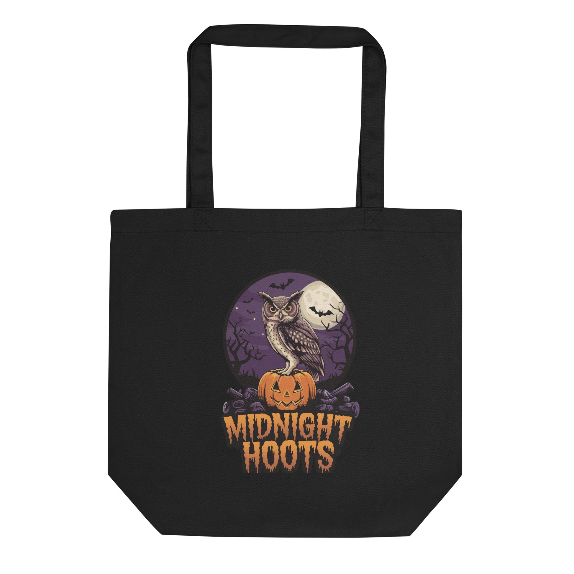 Eco Tote Bag: Halloween Owl Sustainable & Stylish Eco Fashion USA Dudeily