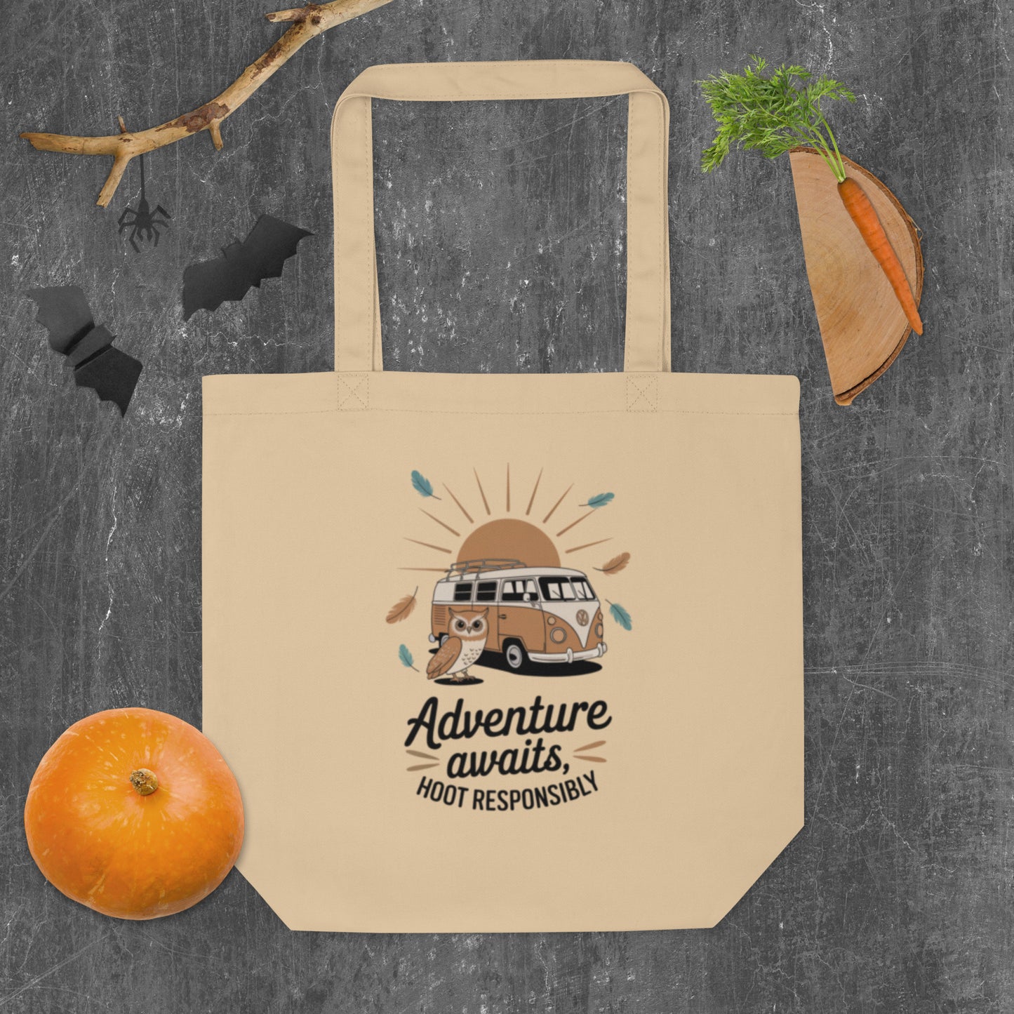 Owl Eco Tote Bag- for Sustainable Fashion Dudeily