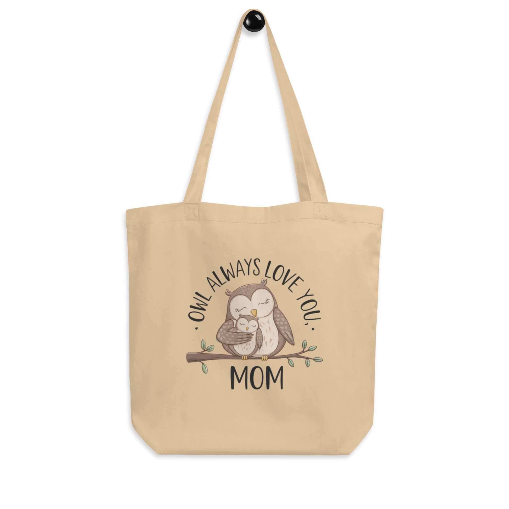 Eco Tote Bag – Owl-Themed Organic Cotton Reusable Bag for Sustainable Living Dudeily