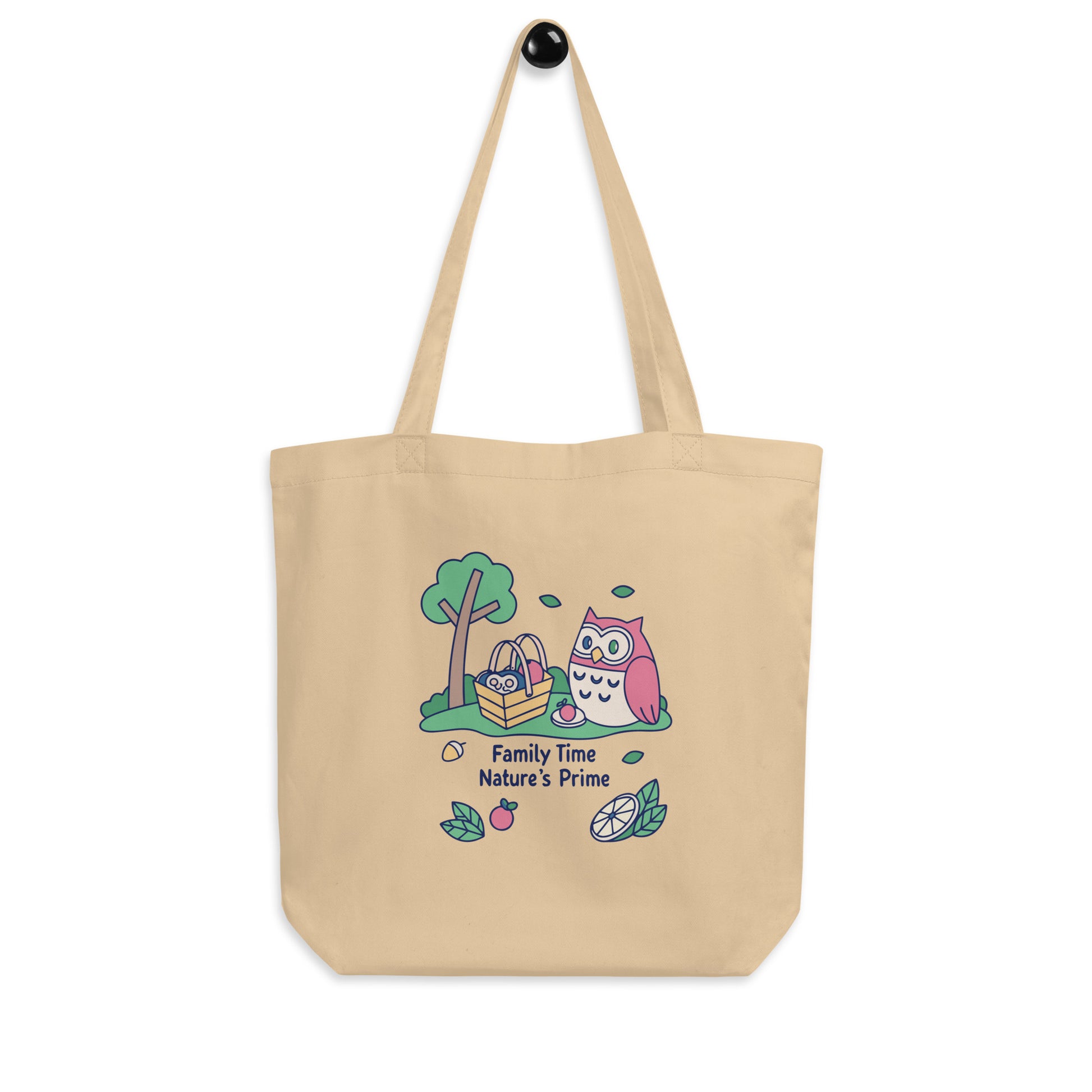 Eco Tote Bag – OwlTote Sustainable Fashion Carryall for Family Day Adventures Dudeily