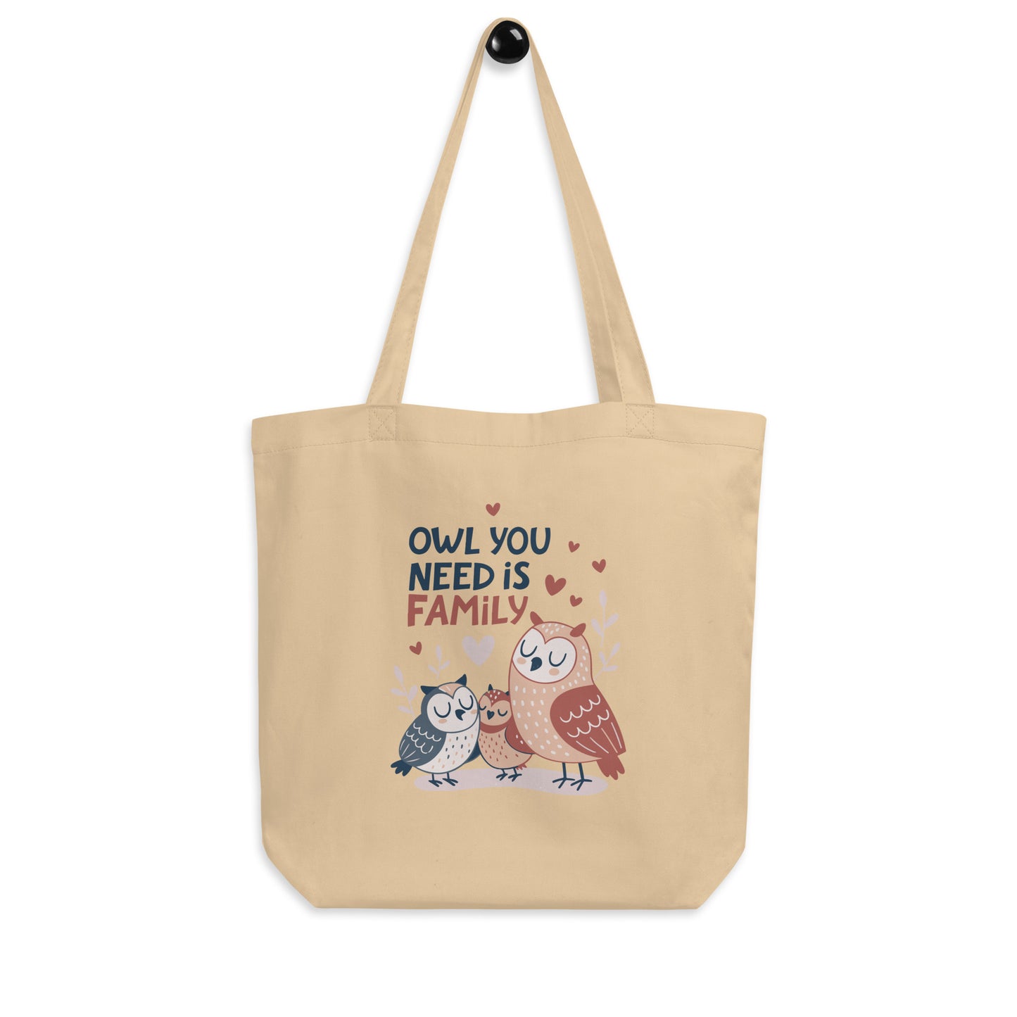 Eco Tote Bag – OwlTote Sustainable Fashion Companion for Family Day Outings Dudeily