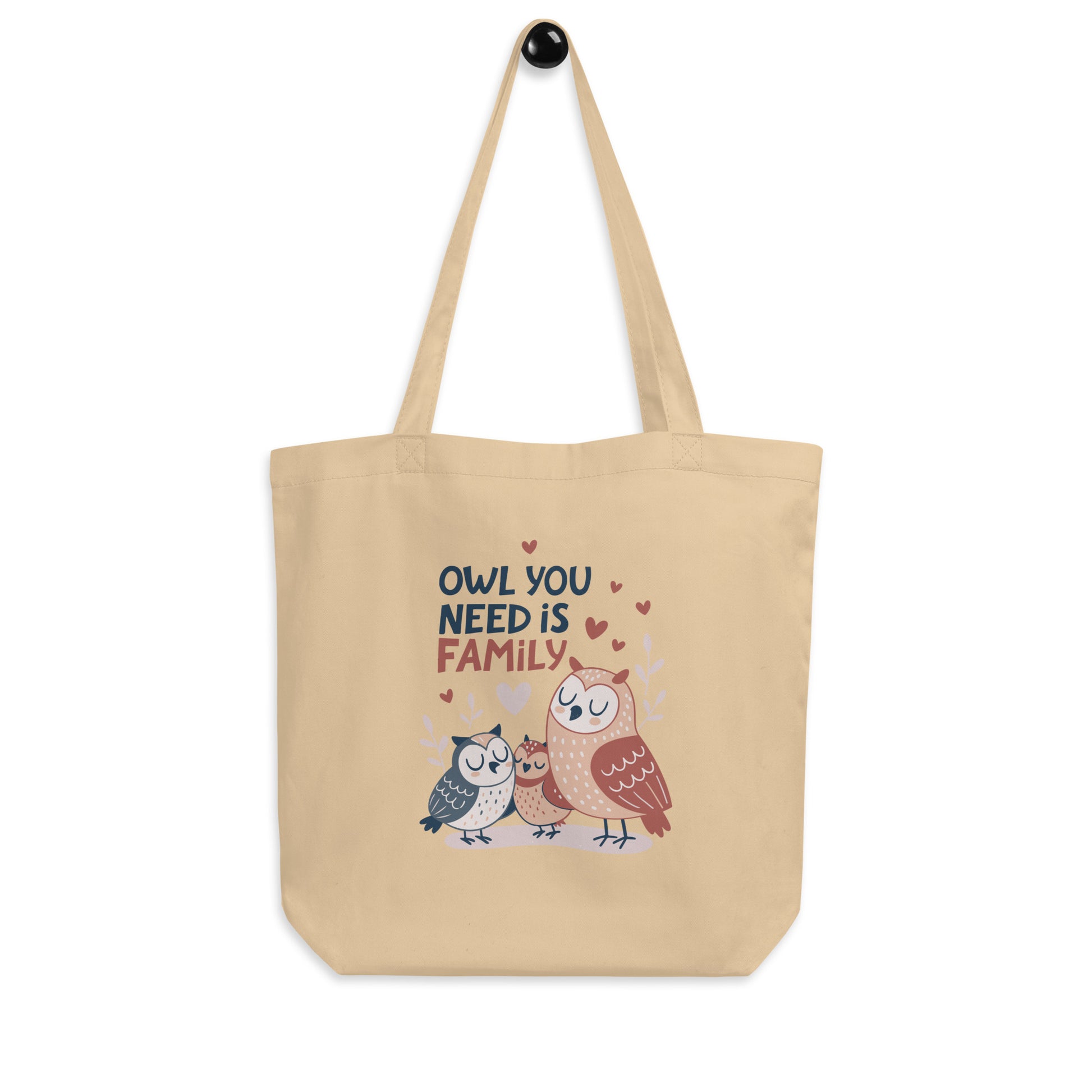 Eco Tote Bag – OwlTote Sustainable Fashion Companion for Family Day Outings Dudeily