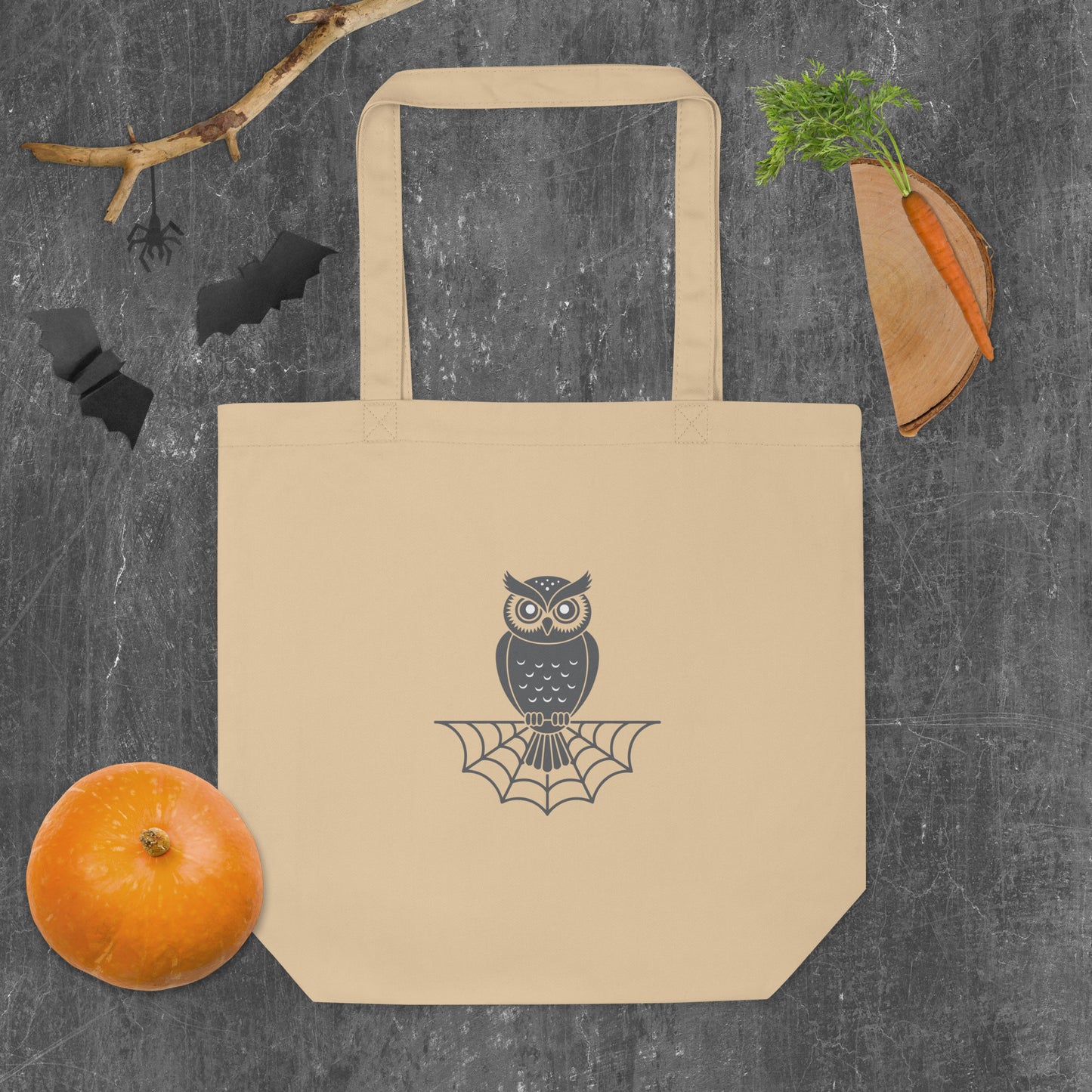 Eco Tote Bag: Halloween Owl Sustainable & Eco-Friendly Style USA Dudeily