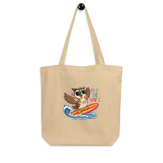 Owl-Themed Eco Tote Bag – Eco-Friendly, Stylish, and Perfect for Everyday Use