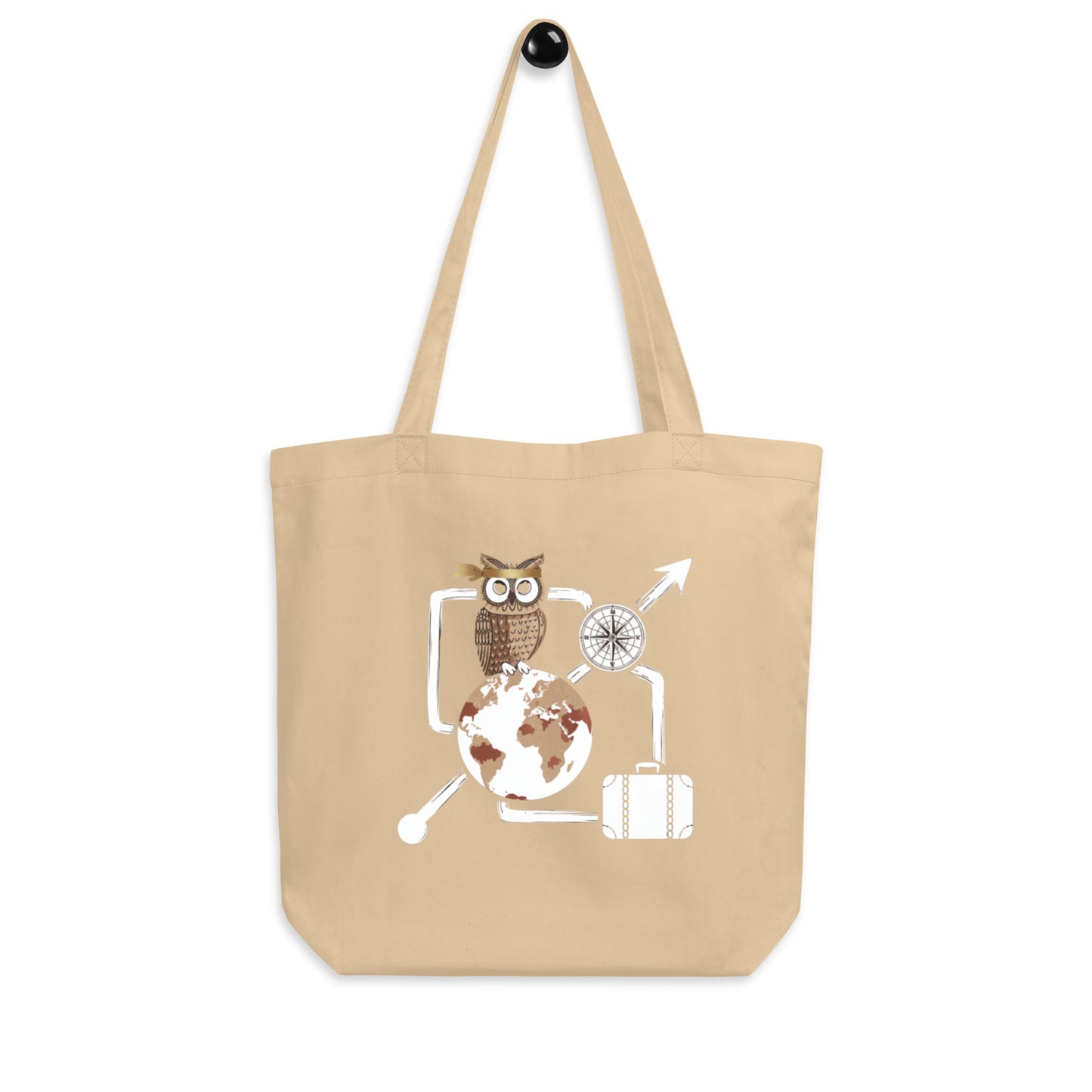 Eco Tote Bag: Sustainable, Versatile, and Ideal for Owl Lovers Oyster Dudeily