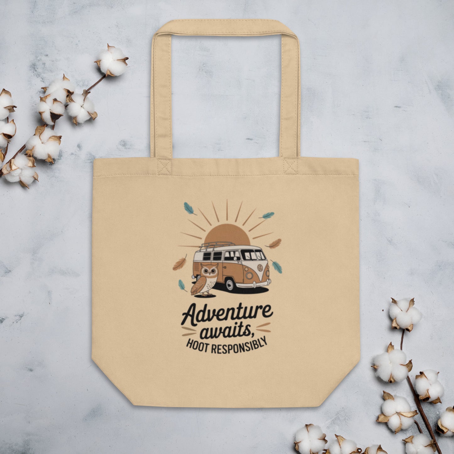 Owl Eco Tote Bag- for Sustainable Fashion Dudeily