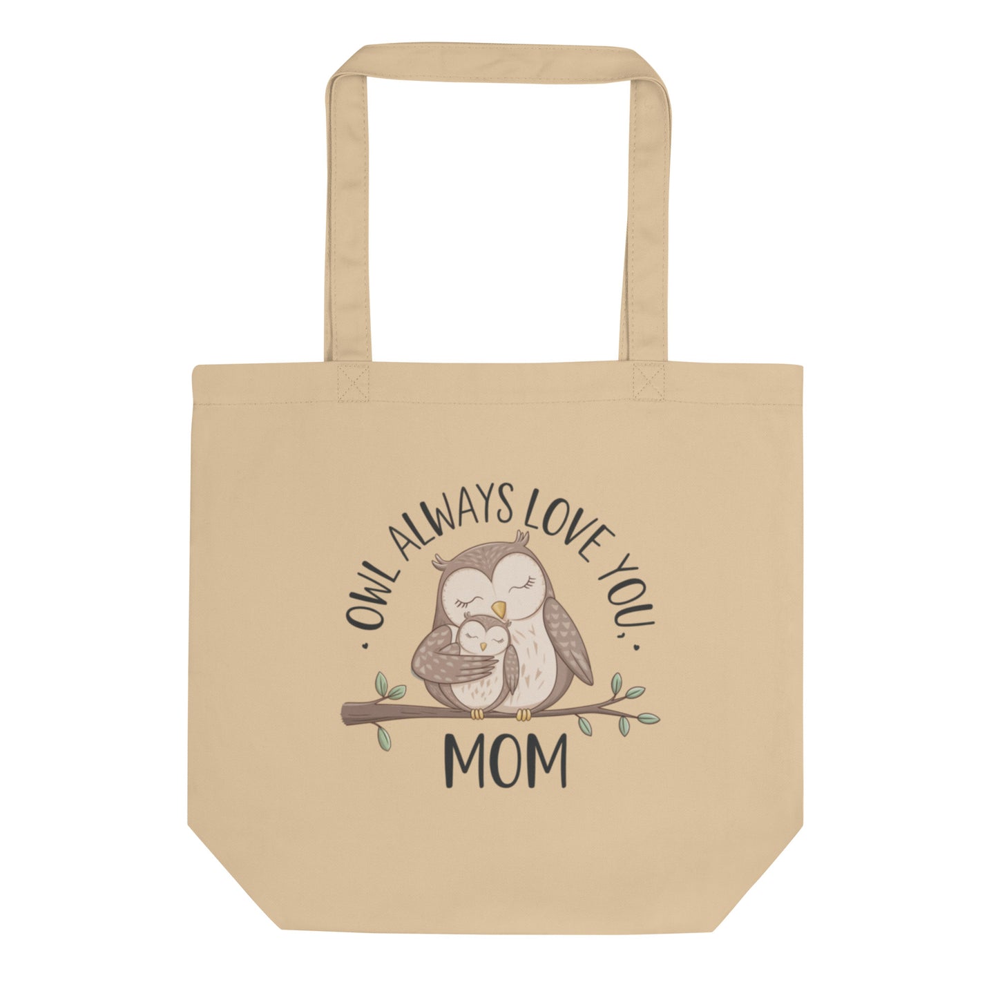 Eco Tote Bag – Owl-Themed Organic Cotton Reusable Bag for Sustainable Living Dudeily