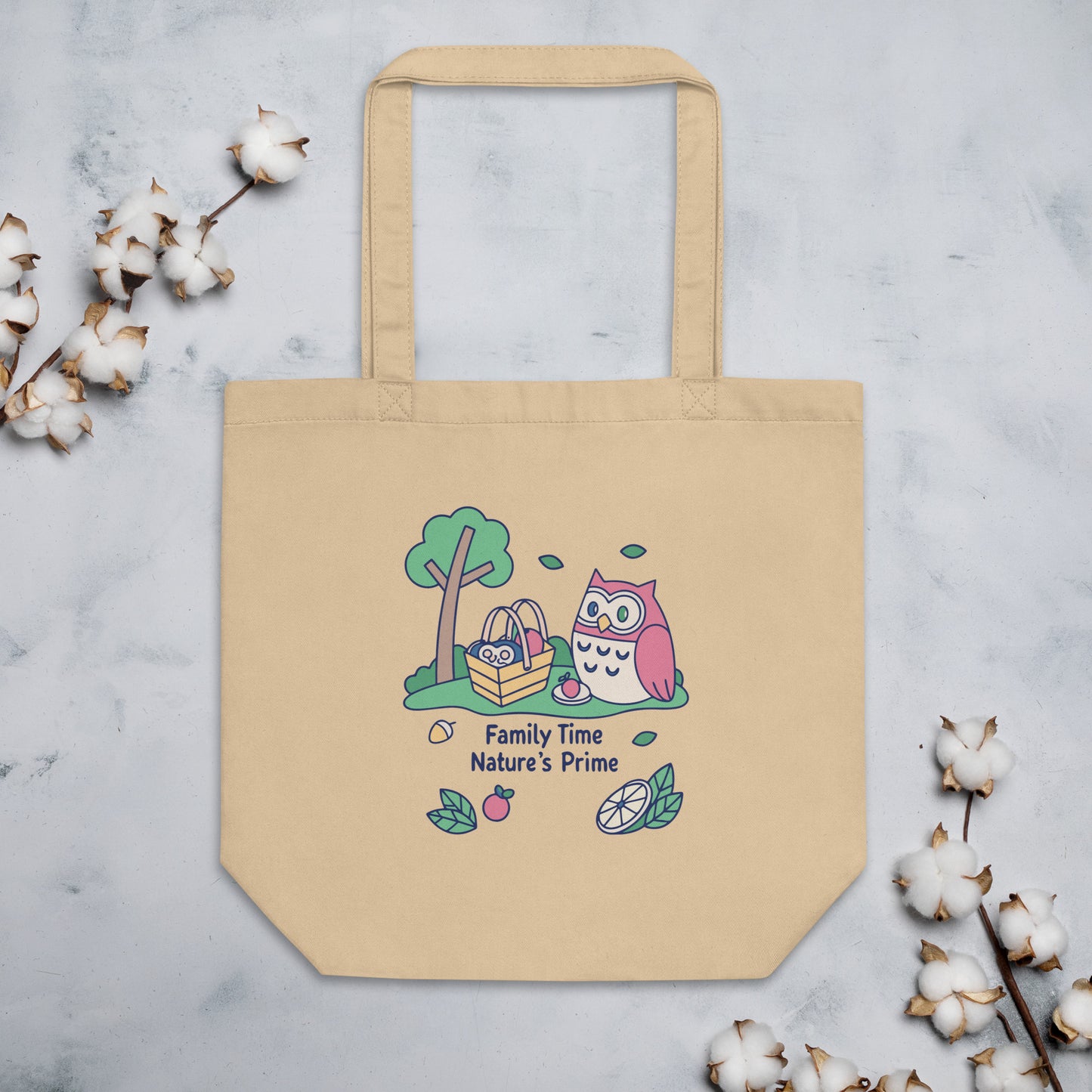 Eco Tote Bag – OwlTote Sustainable Fashion Carryall for Family Day Adventures Dudeily