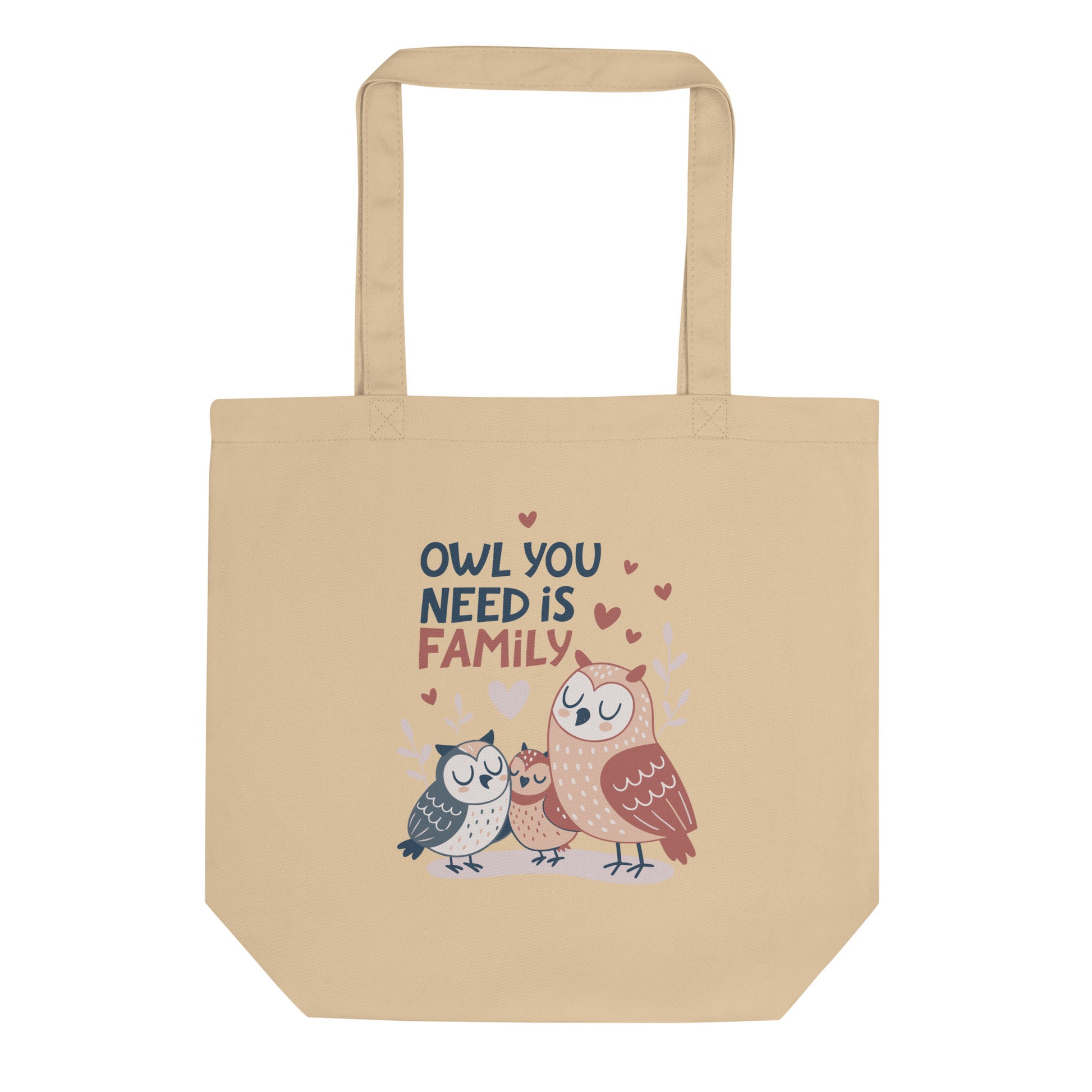 Eco Tote Bag – OwlTote Sustainable Fashion Companion for Family Day Outings Dudeily