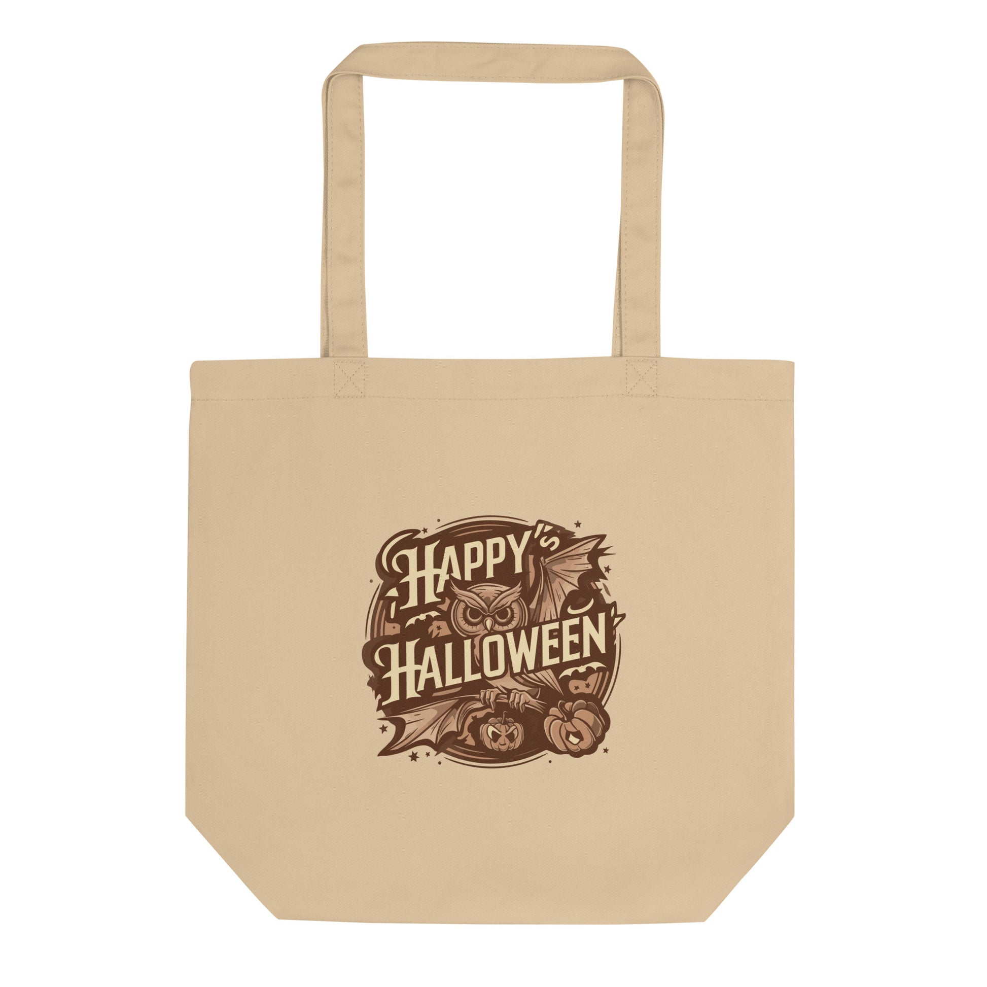 Eco Tote Bag: Halloween Owl Sustainable & Eco-Friendly Style USA Dudeily
