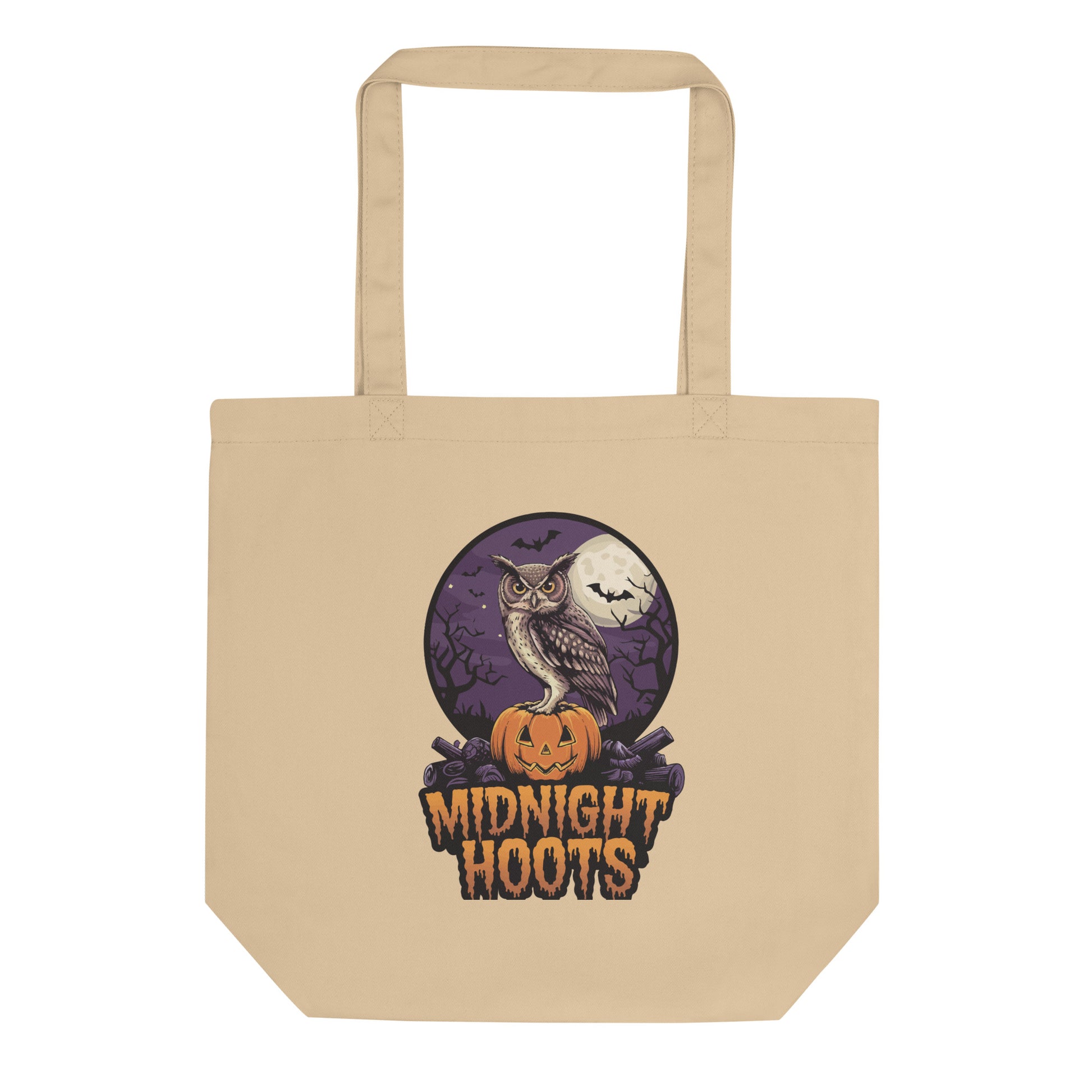 Eco Tote Bag: Halloween Owl Sustainable & Stylish Eco Fashion USA Dudeily