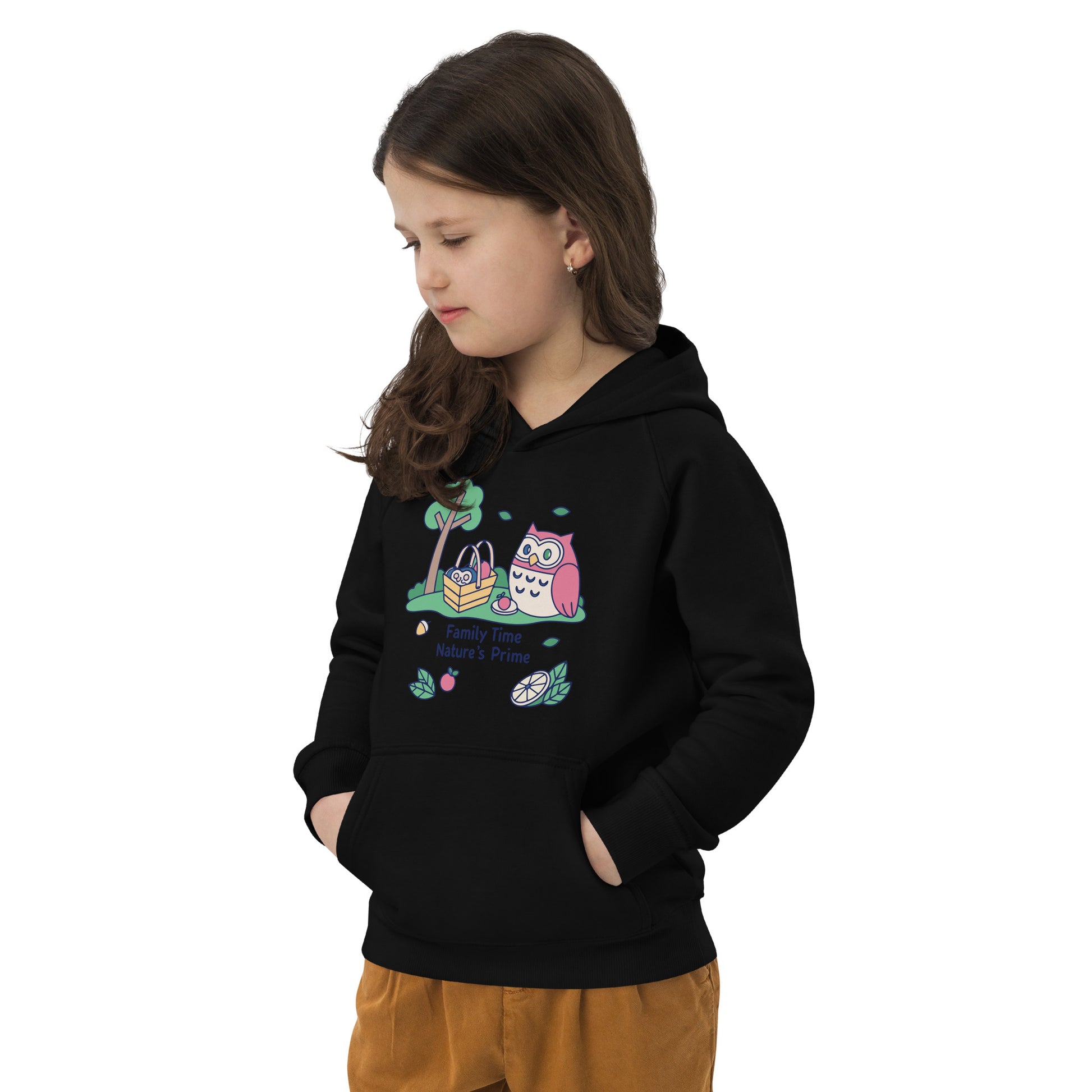 Kids Eco Hoodie – Little OwlHug Sustainable Fashion for Family Day Fun Dudeily