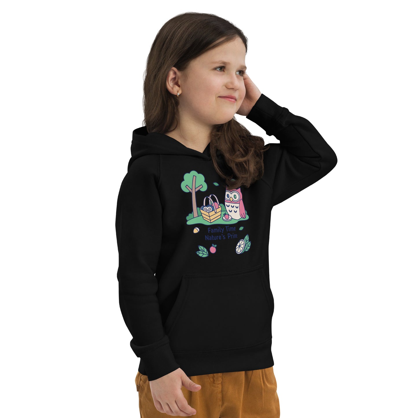 Kids Eco Hoodie – Little OwlHug Sustainable Fashion for Family Day Fun Dudeily
