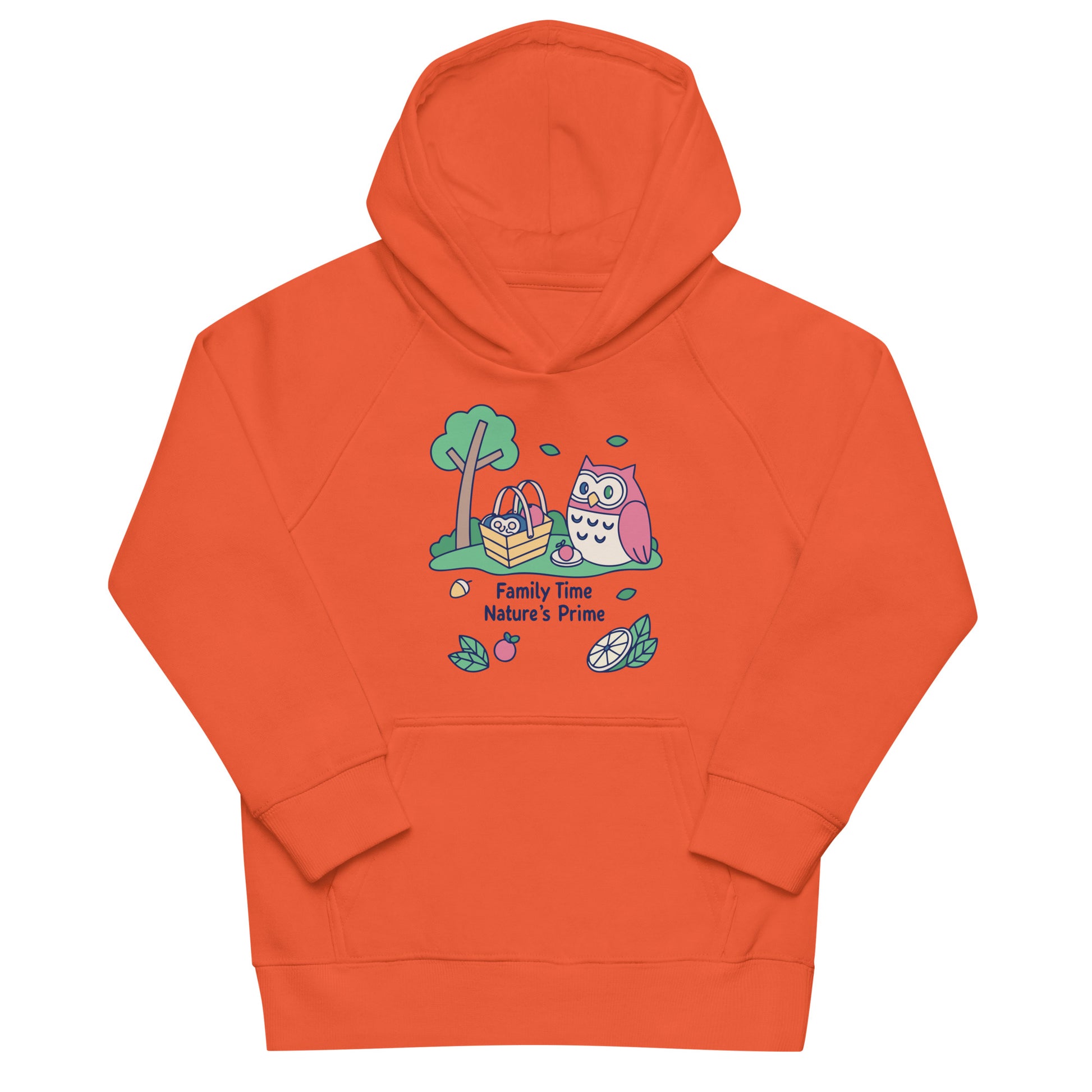 Kids Eco Hoodie – Little OwlHug Sustainable Fashion for Family Day Fun Dudeily