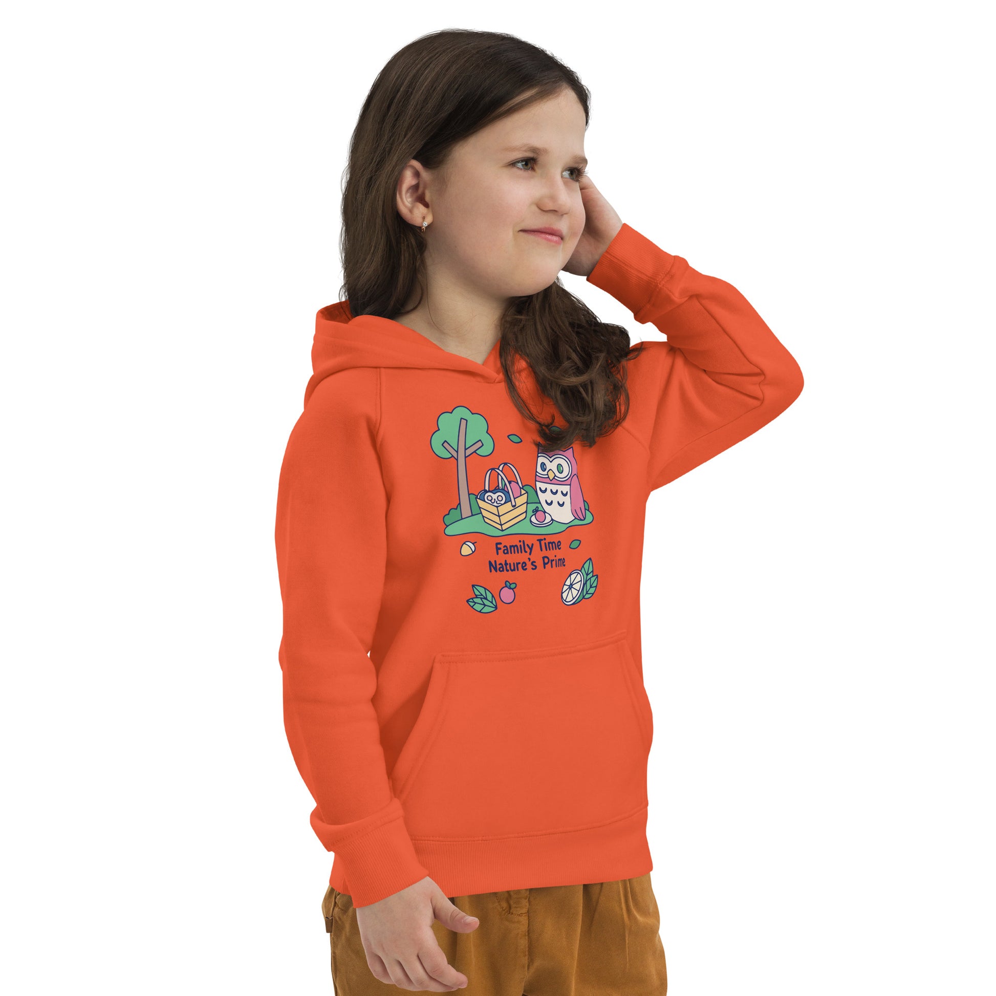Kids Eco Hoodie – Little OwlHug Sustainable Fashion for Family Day Fun Dudeily