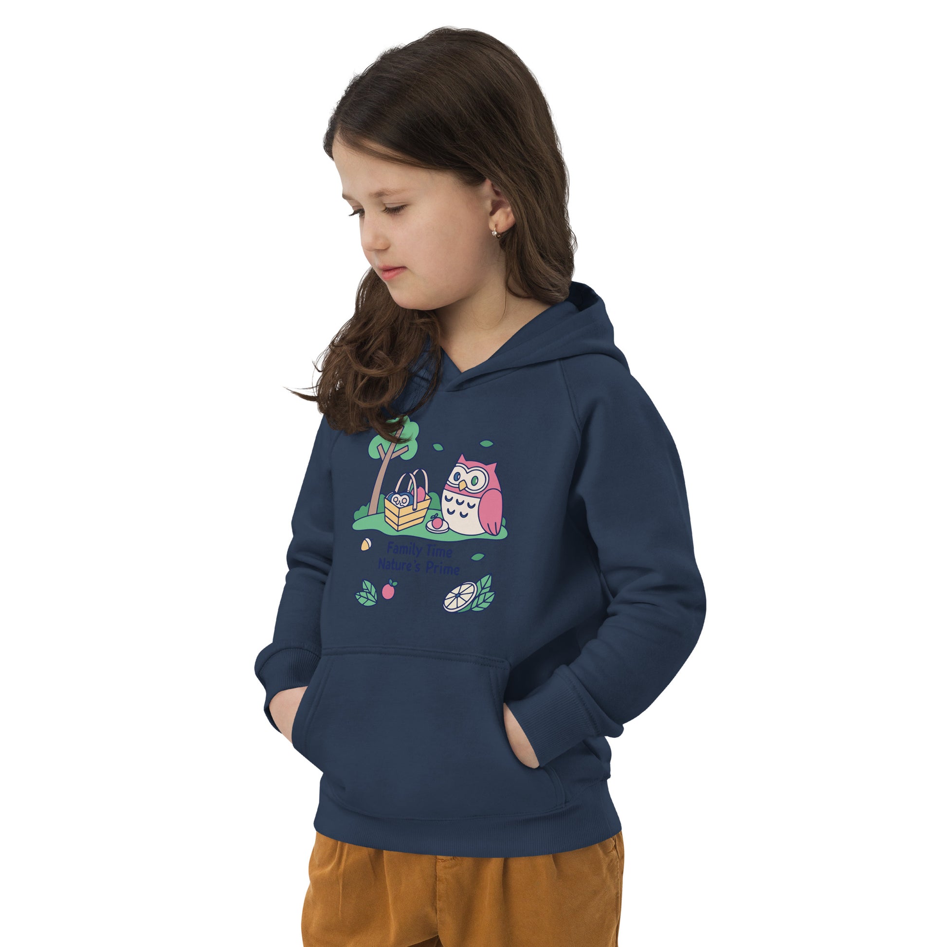 Kids Eco Hoodie – Little OwlHug Sustainable Fashion for Family Day Fun Dudeily