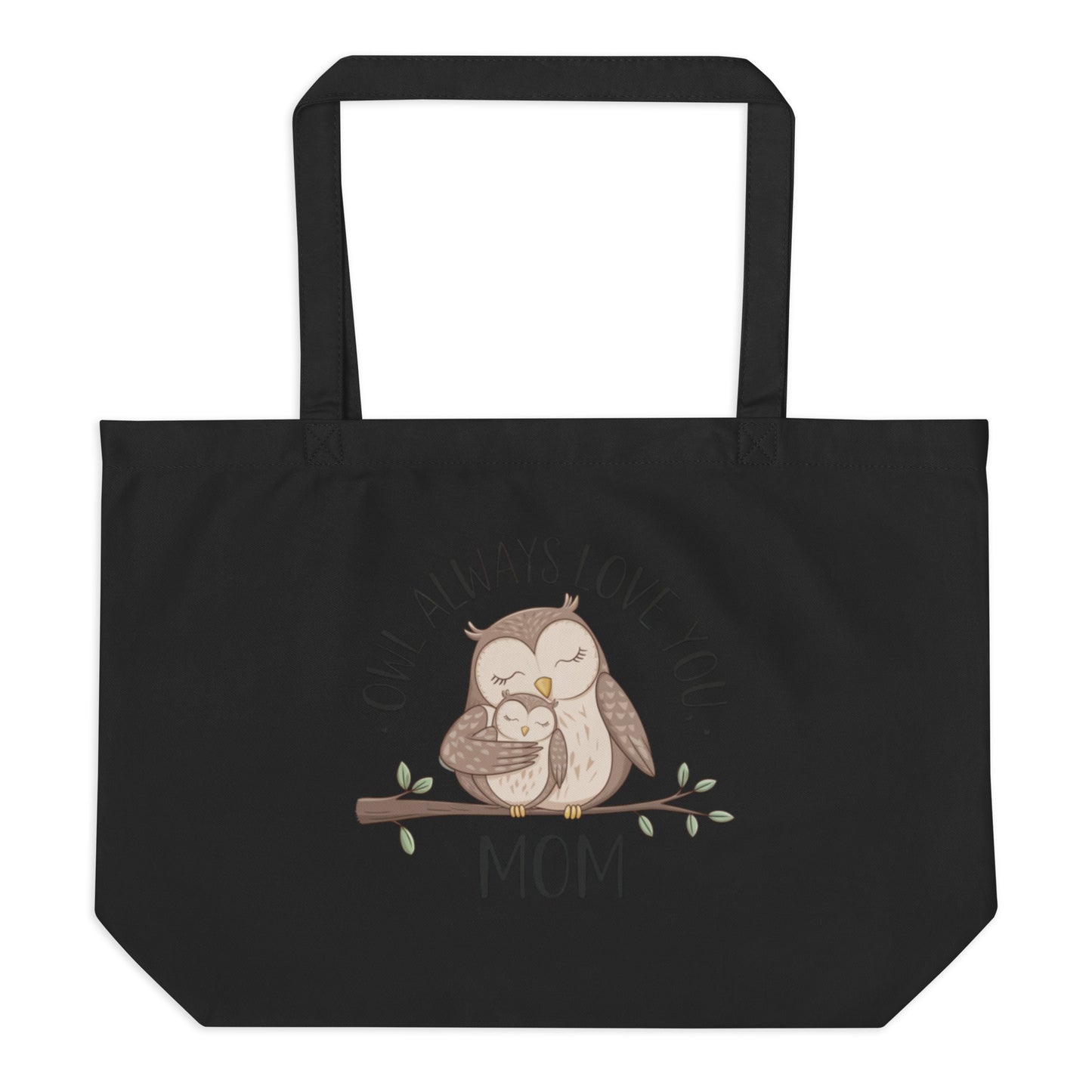 Large Organic Tote Bag – OwlCarry Sustainable Fashion for Family Day Dudeily