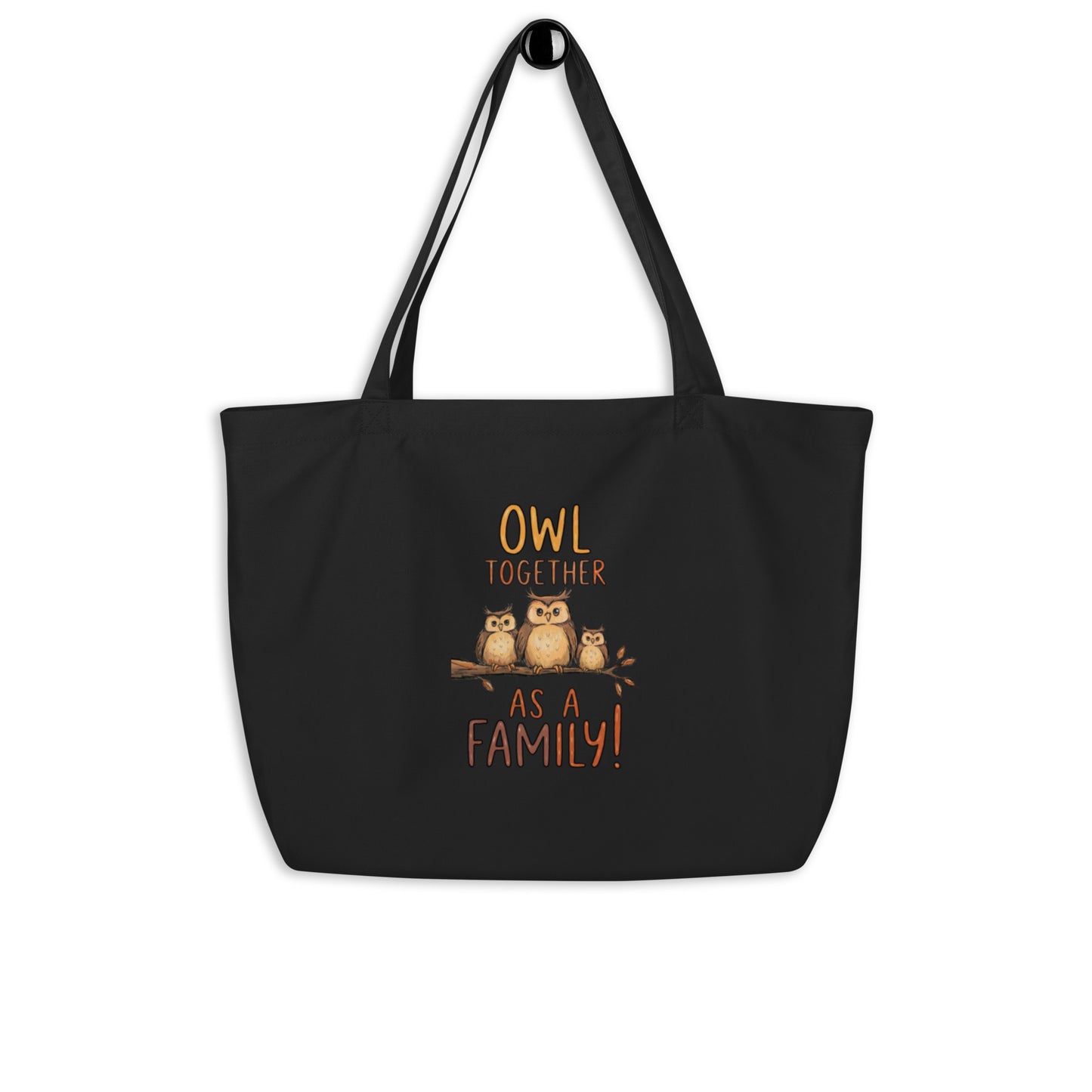 OwlSpirit Organic Large Tote – Sustainable Utility Meets Wise Design Dudeily