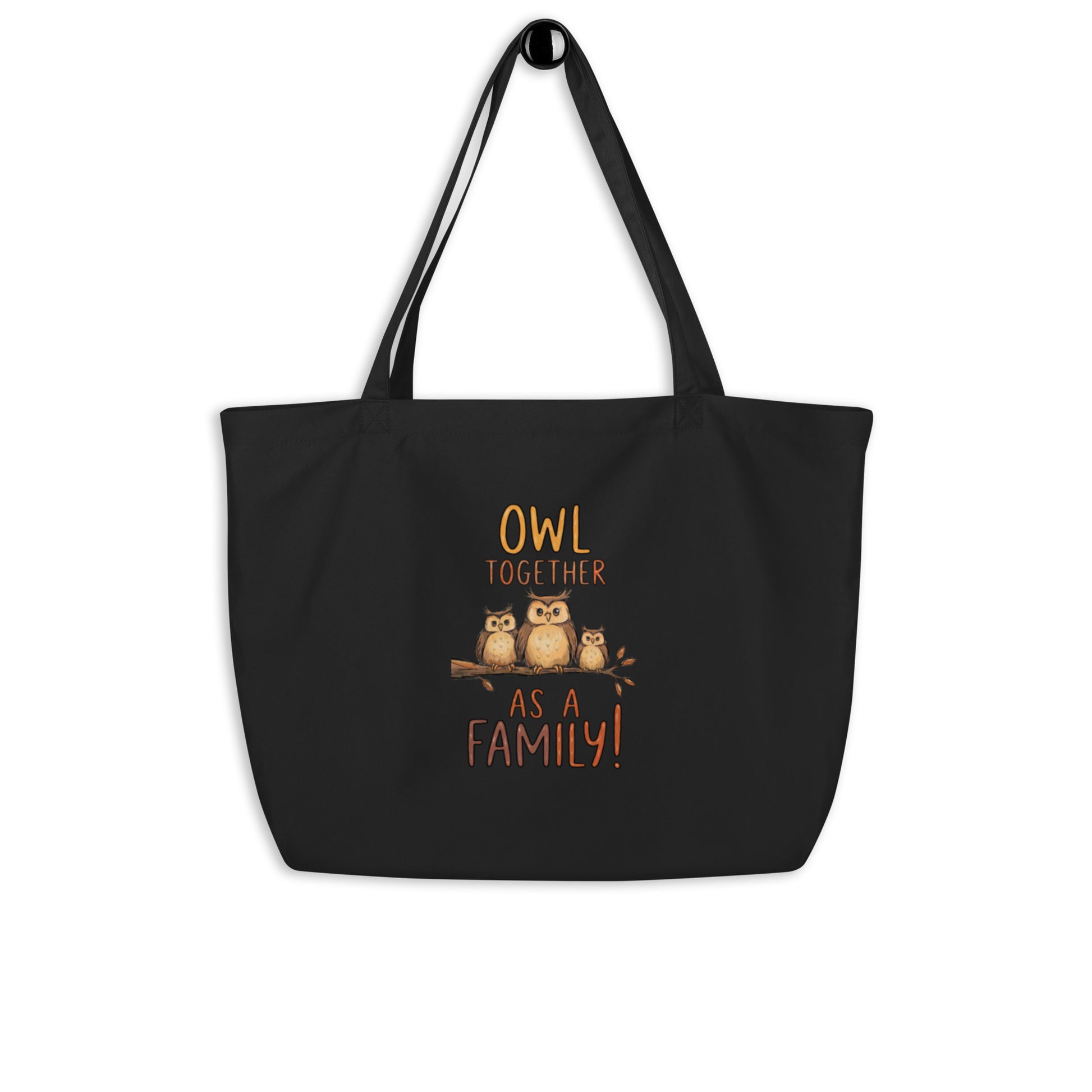 OwlSpirit Organic Large Tote – Sustainable Utility Meets Wise Design Dudeily