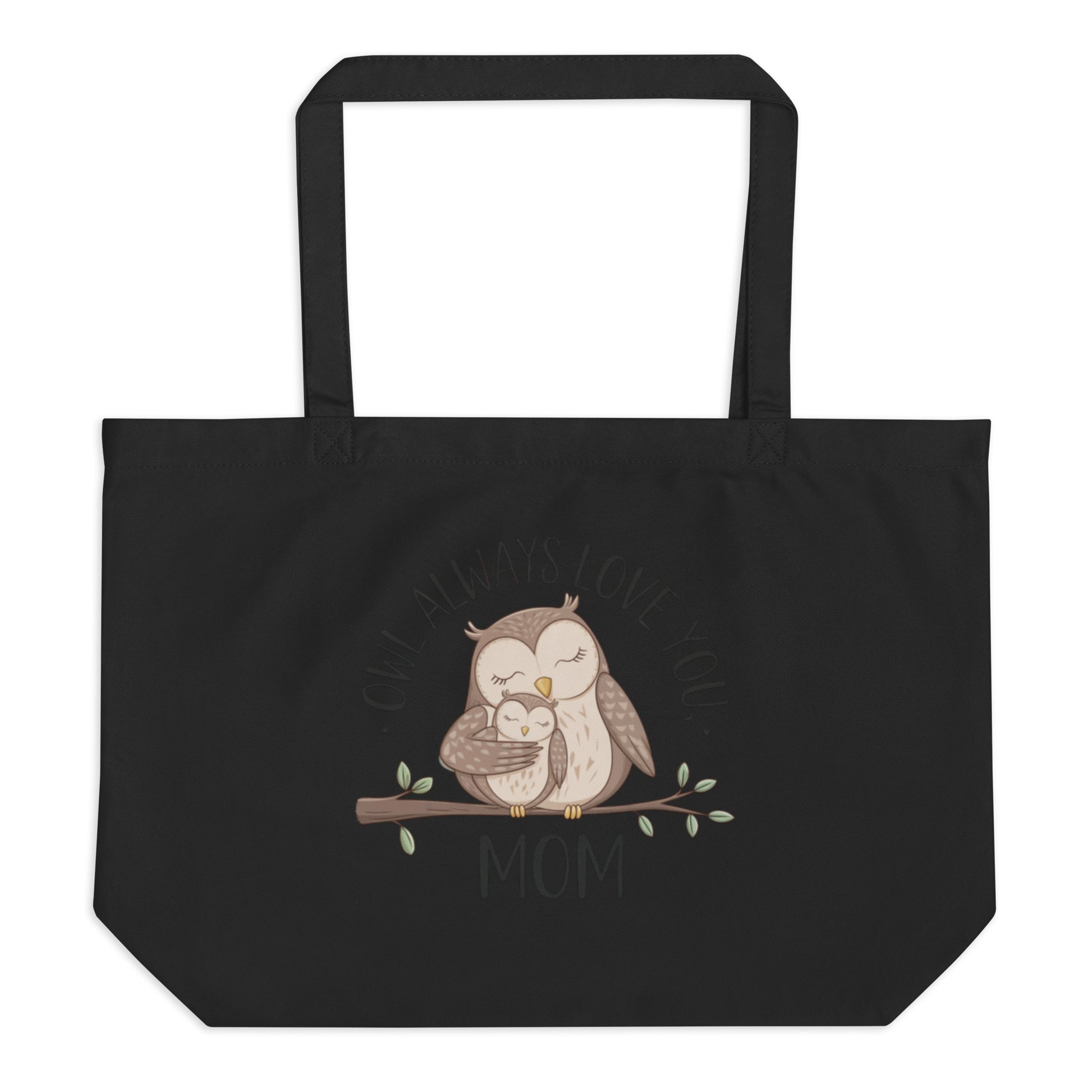 Large Organic Tote Bag – OwlCarry Sustainable Fashion for Family Day Dudeily