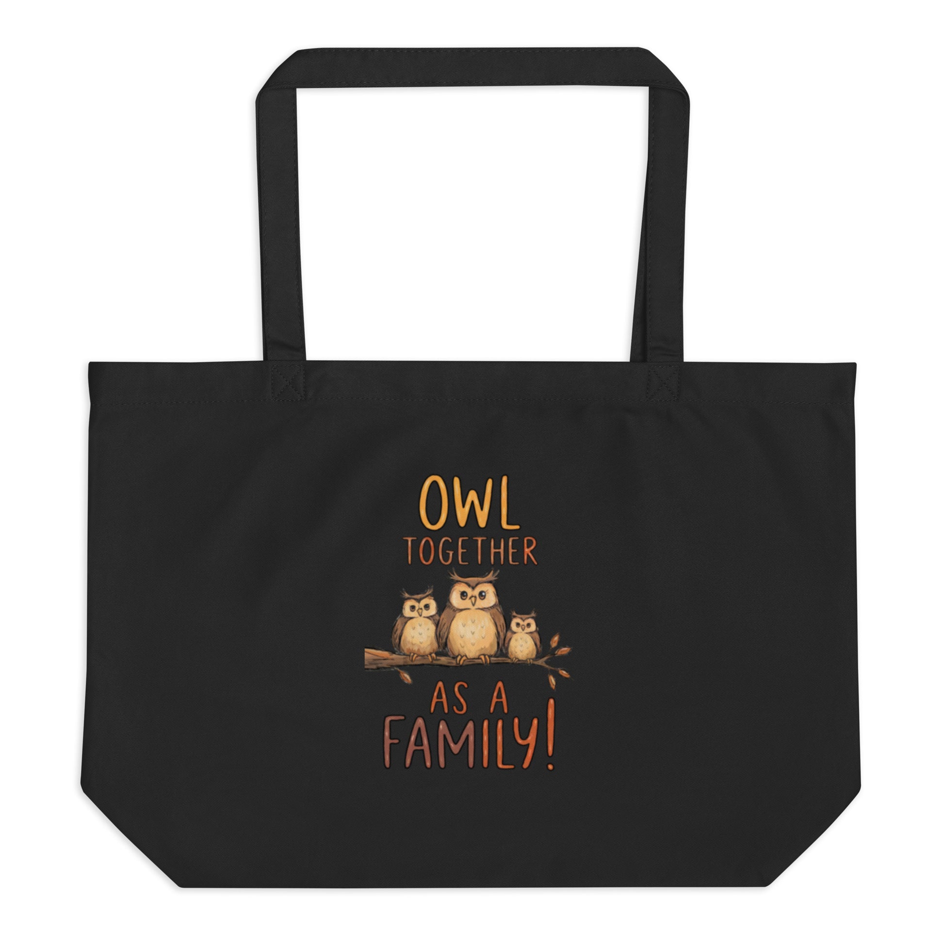 OwlSpirit Organic Large Tote – Sustainable Utility Meets Wise Design Dudeily
