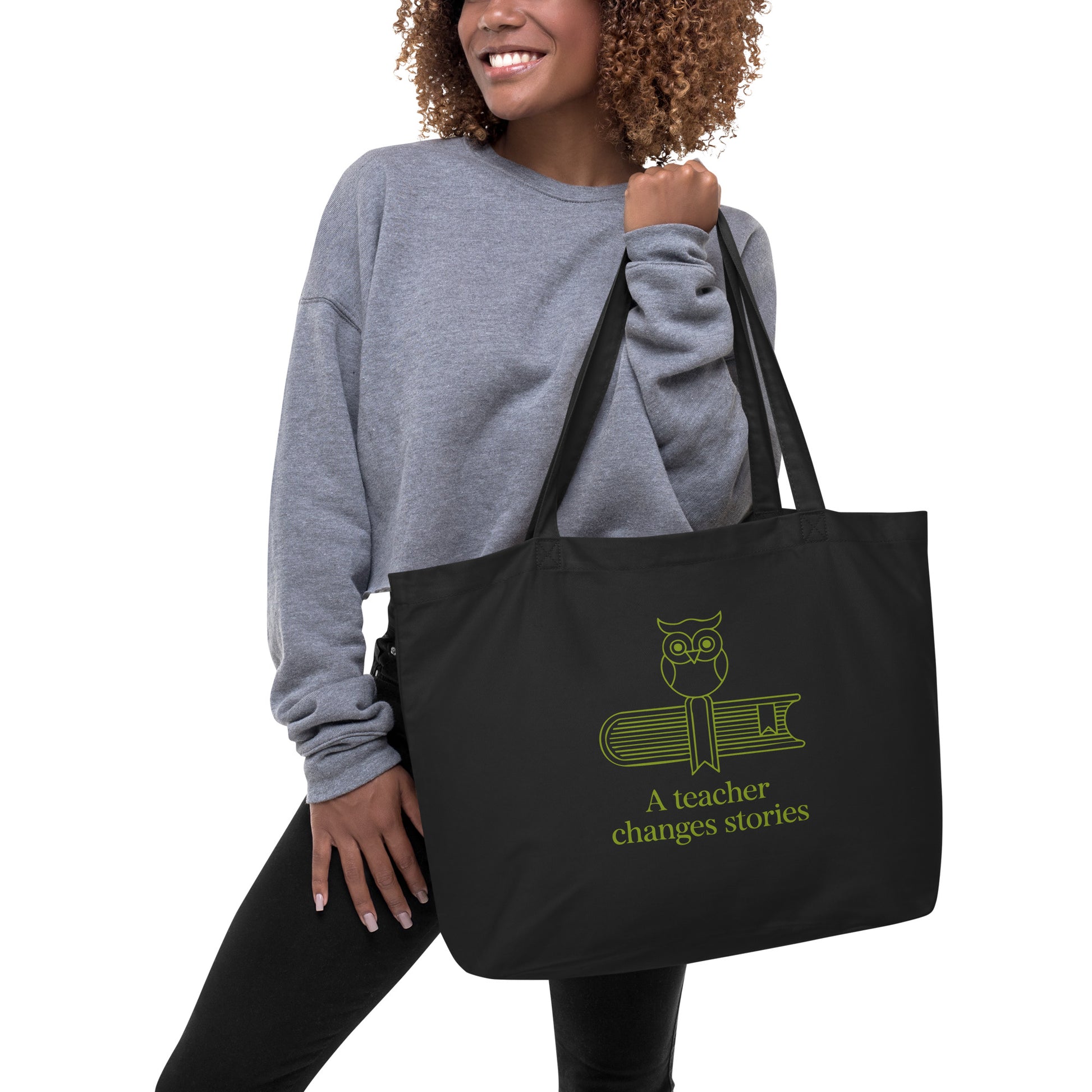 Large organic tote bag Dudeily