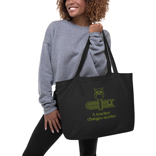 Large organic tote bag Dudeily
