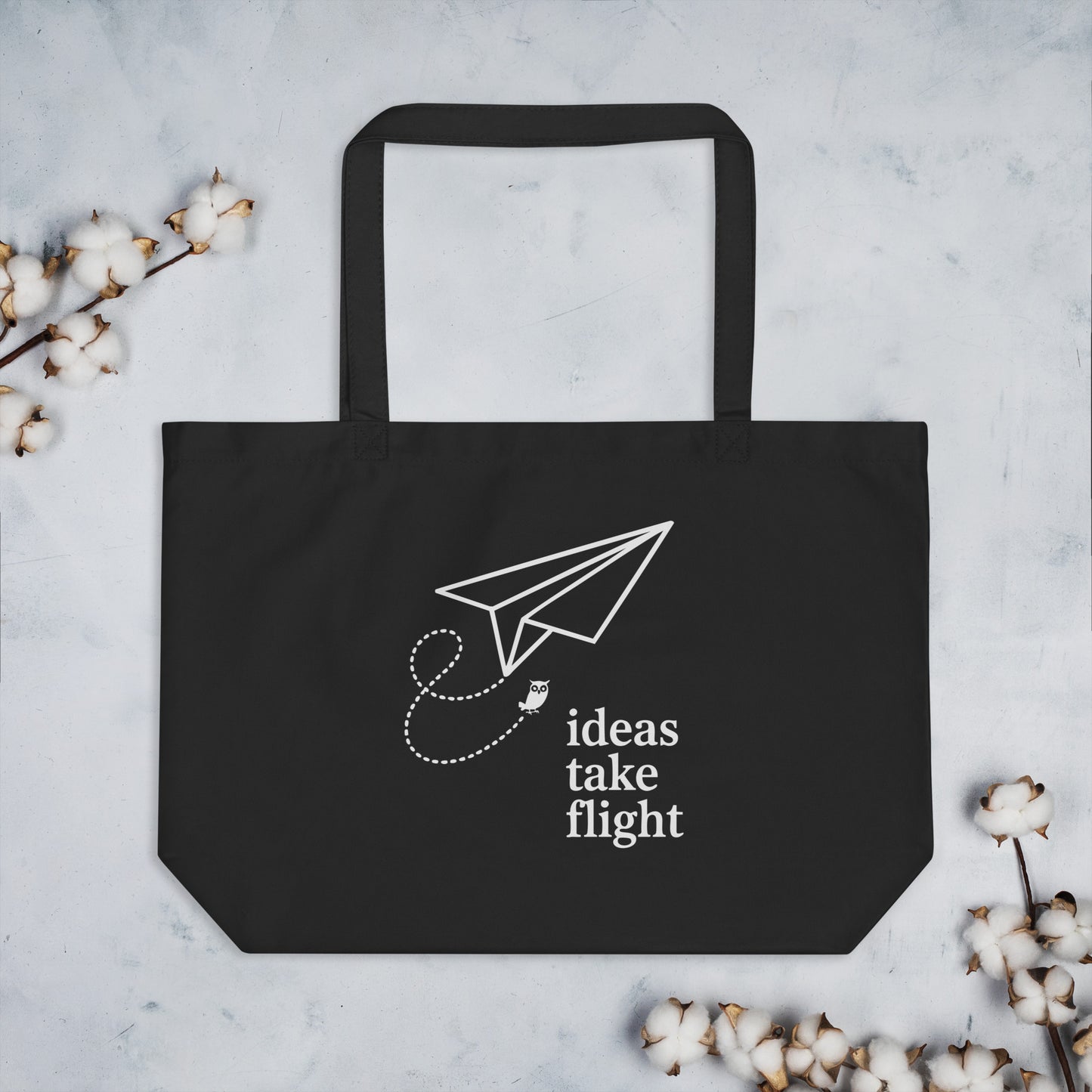 Large organic tote bag Dudeily