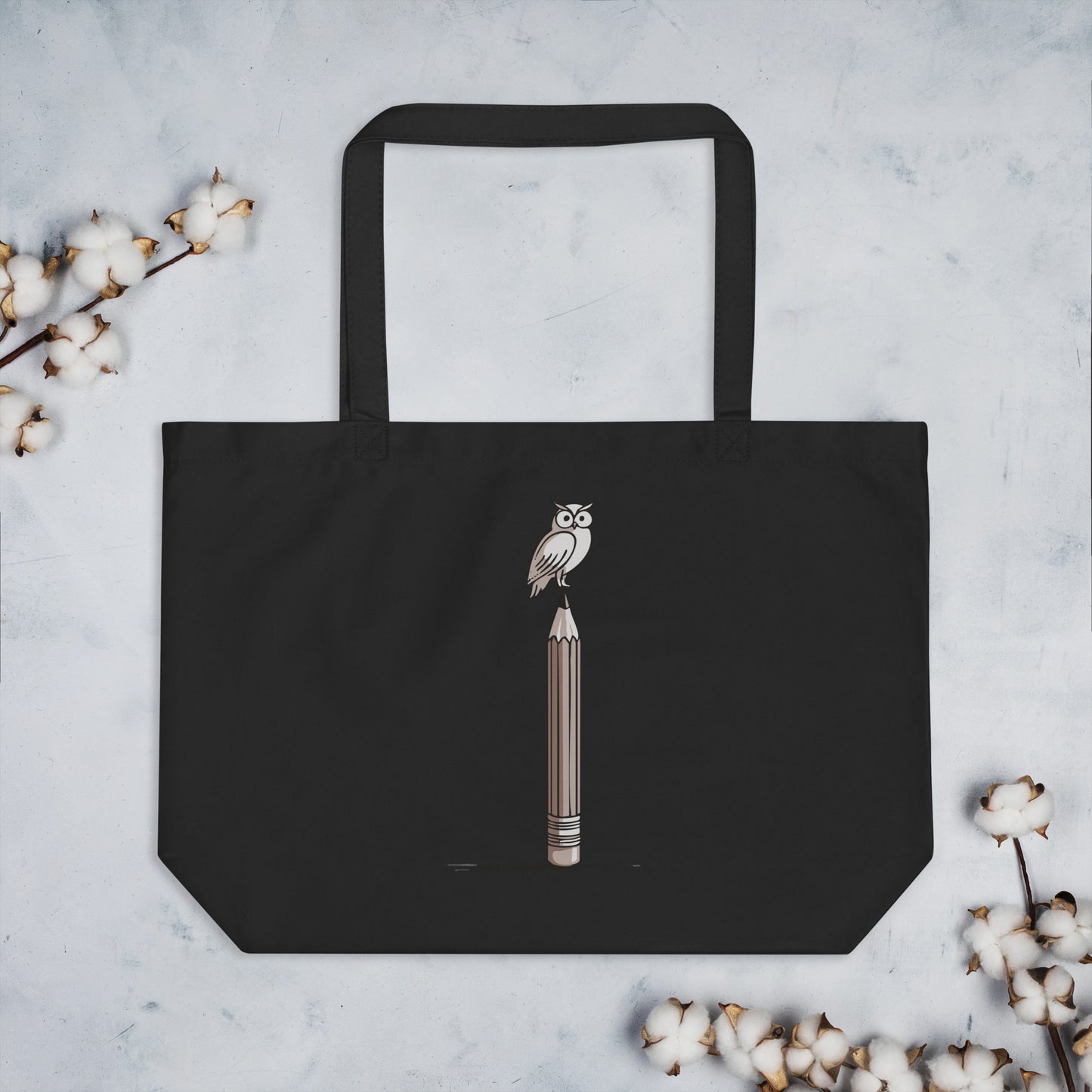 Large organic tote bag Dudeily