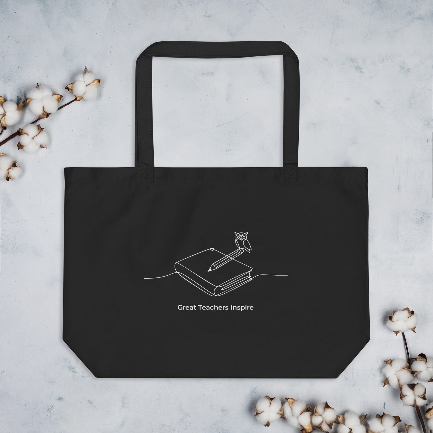 Large organic tote bag Dudeily