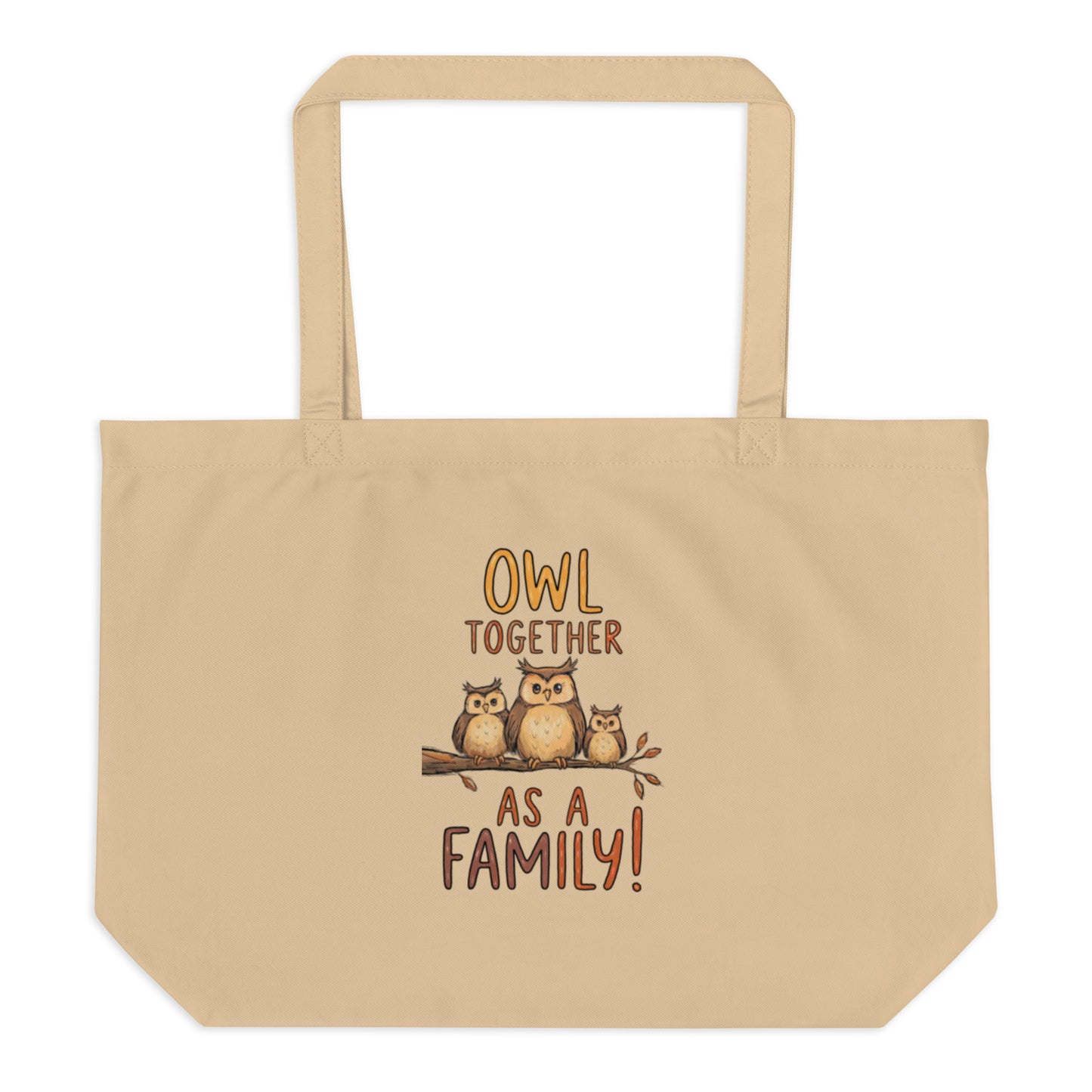 OwlSpirit Organic Large Tote – Sustainable Utility Meets Wise Design Dudeily