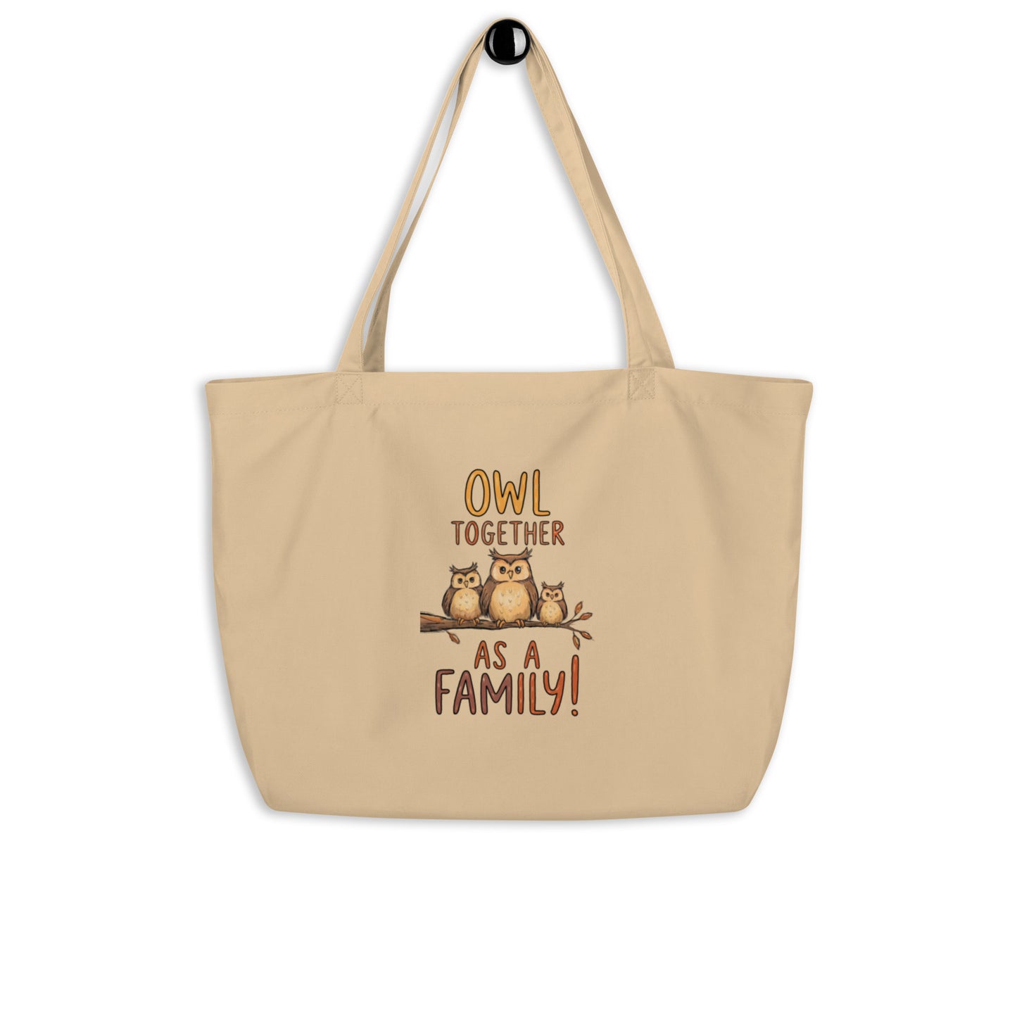 OwlSpirit Organic Large Tote – Sustainable Utility Meets Wise Design Dudeily