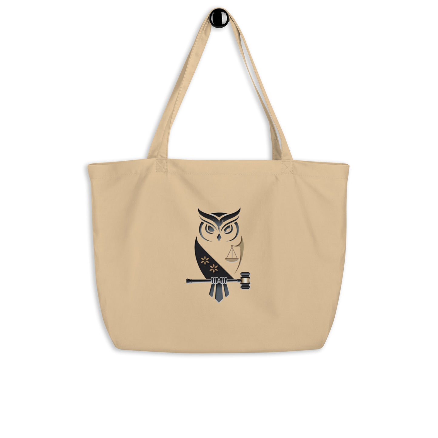 Large Organic Tote Bag: Eco-Conscious and Practical for Owl Lovers Default Title Dudeily